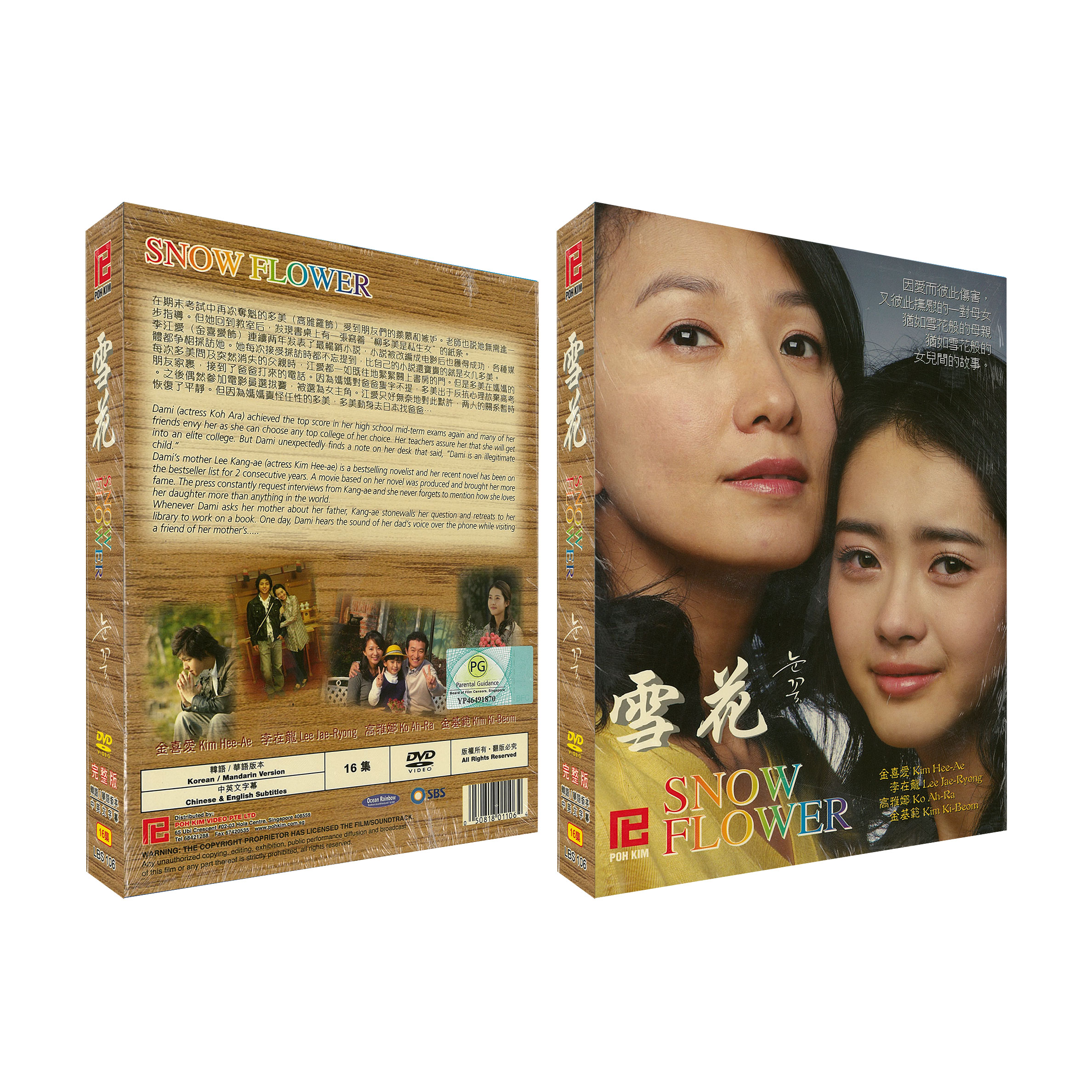 Snow Flower 雪花 (Korean Drama DVD)