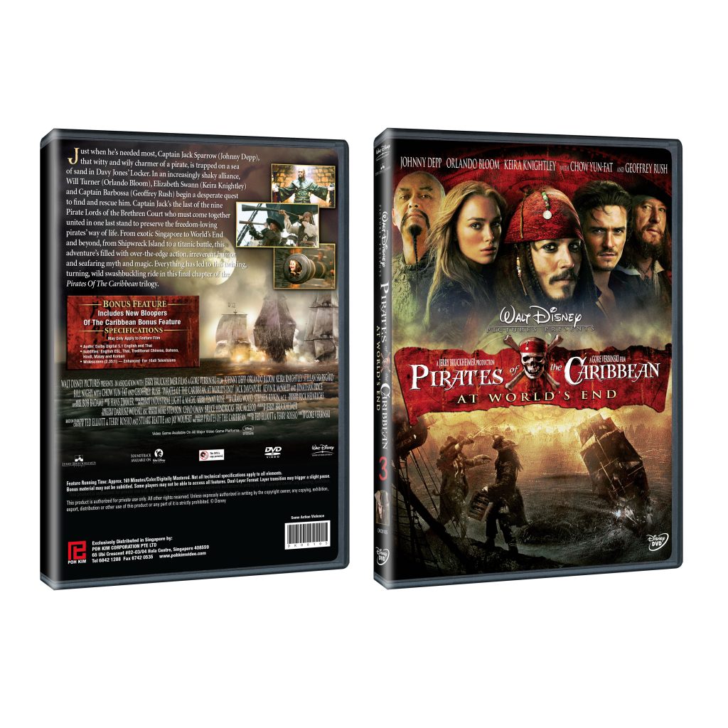 Pirates of the Caribbean 3: At World's End (DVD) - Poh Kim Video