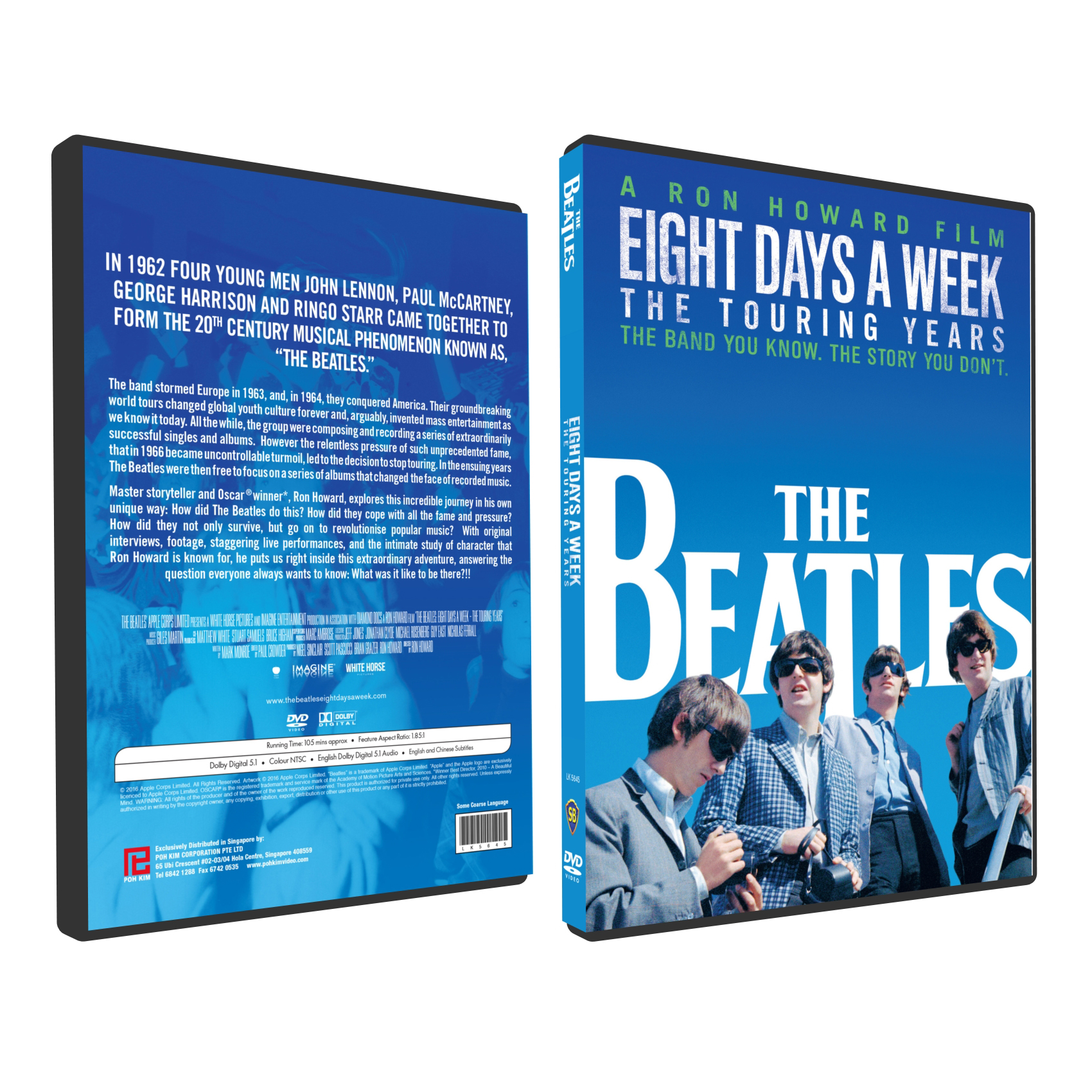 Baglæns trug Dovenskab The Beatles: Eight Days a Week (DVD) - Poh Kim Video