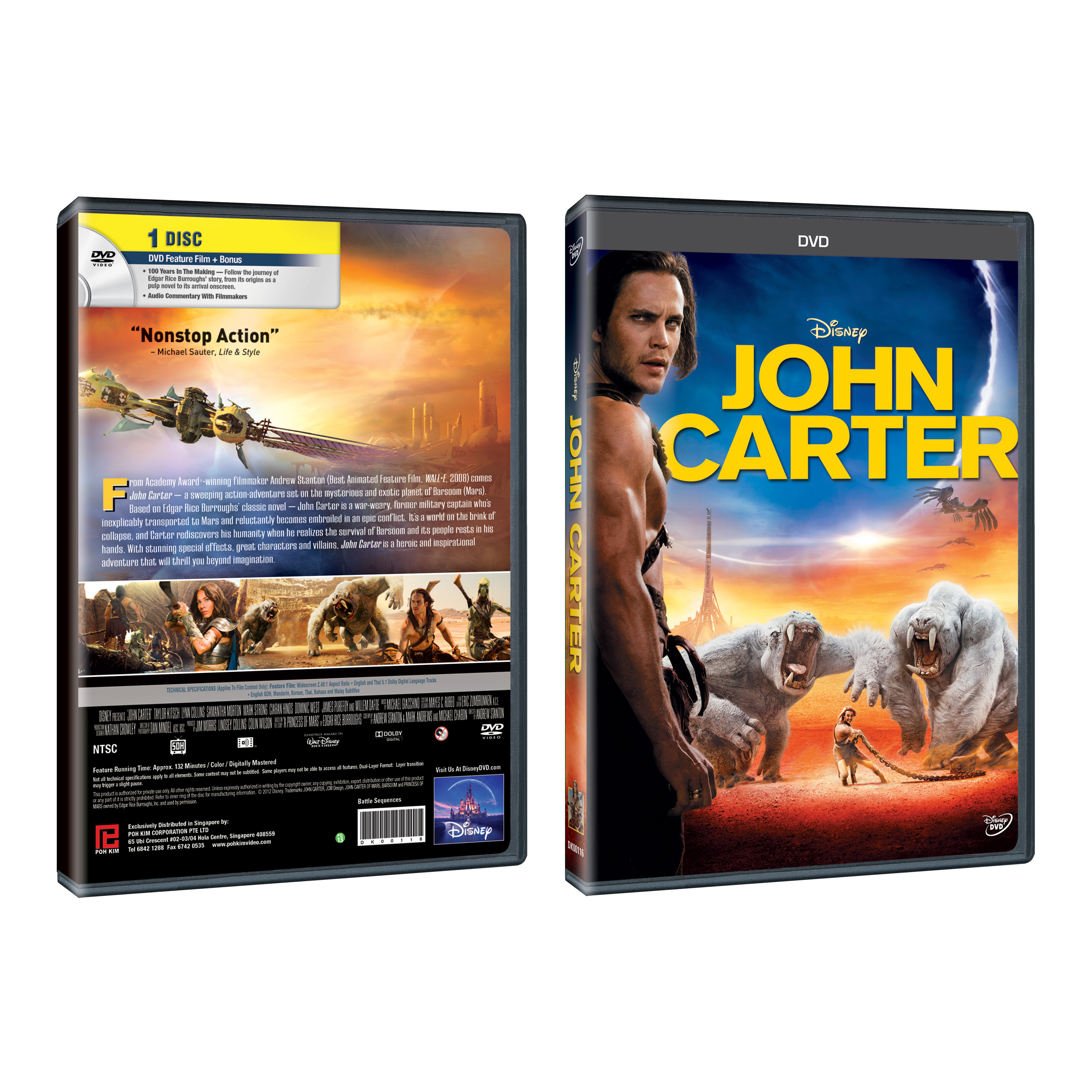 John Carter (DVD) - Poh Kim Video