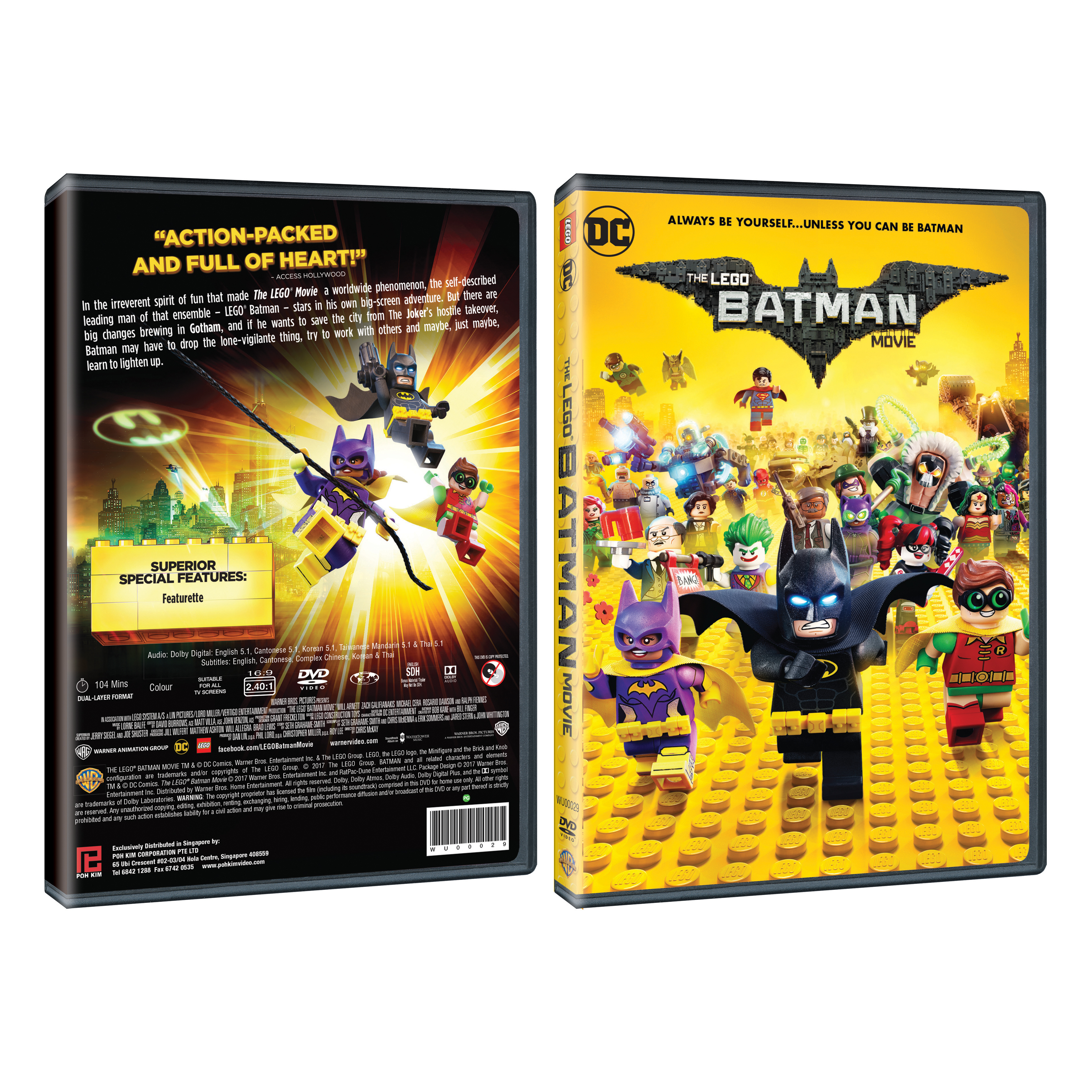 The Lego Batman Movie (DVD) - Poh Kim Video