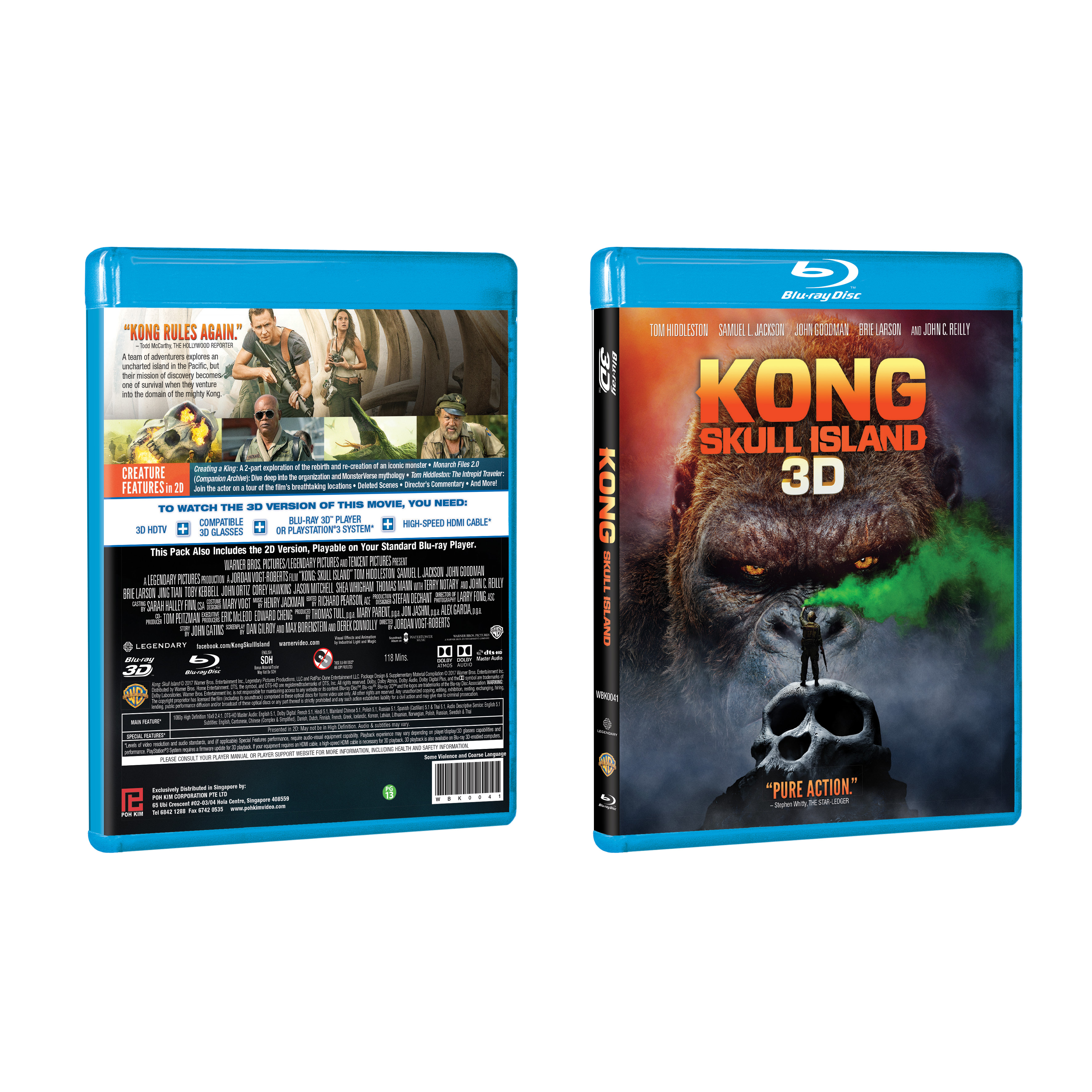 Kong Skull Island 3d Blu Ray Blu Ray Poh Kim Video