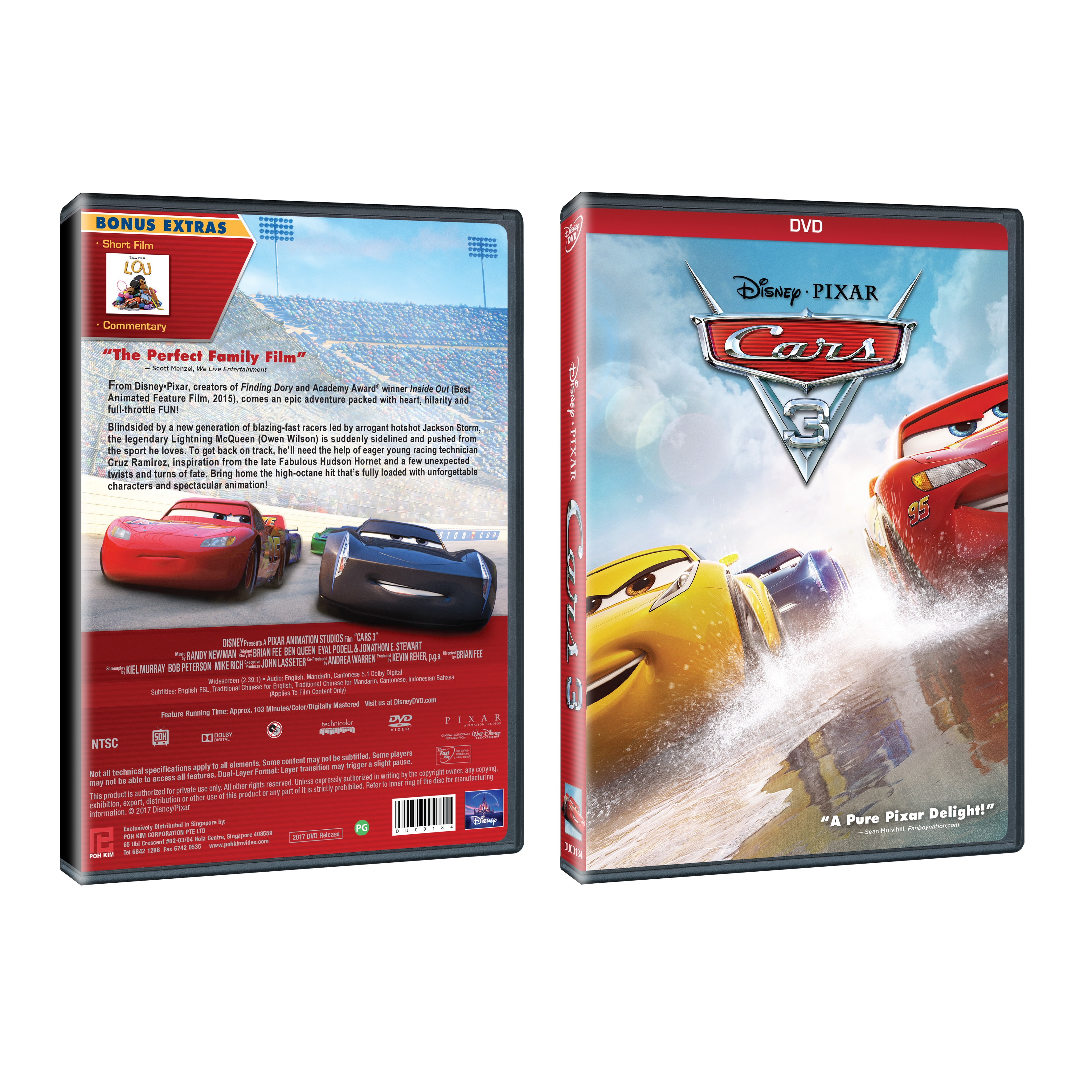 Cars 3 DVD