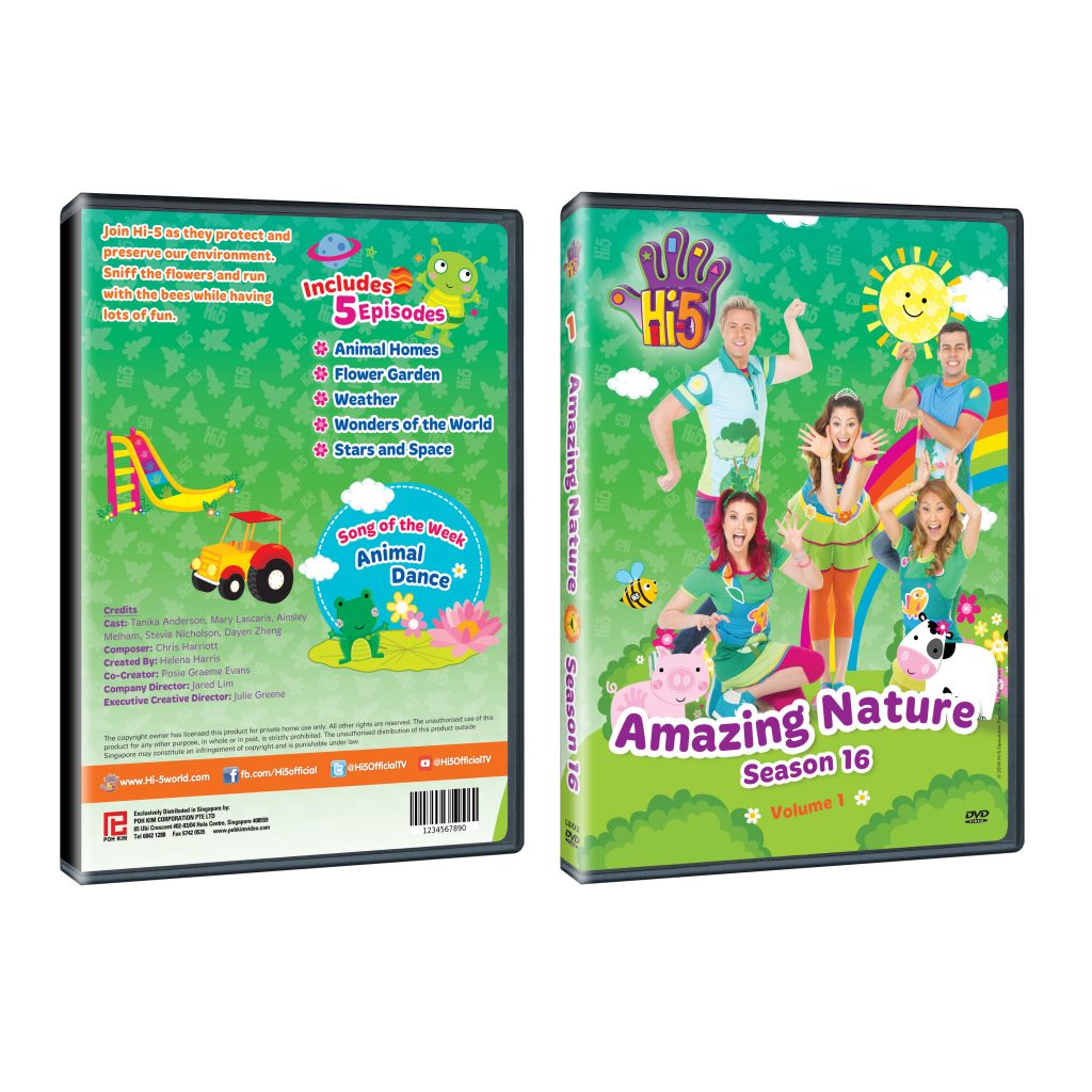 Hi-5 Season 16 Volume 1 : Amazing Nature (dvd) - Poh Kim Video