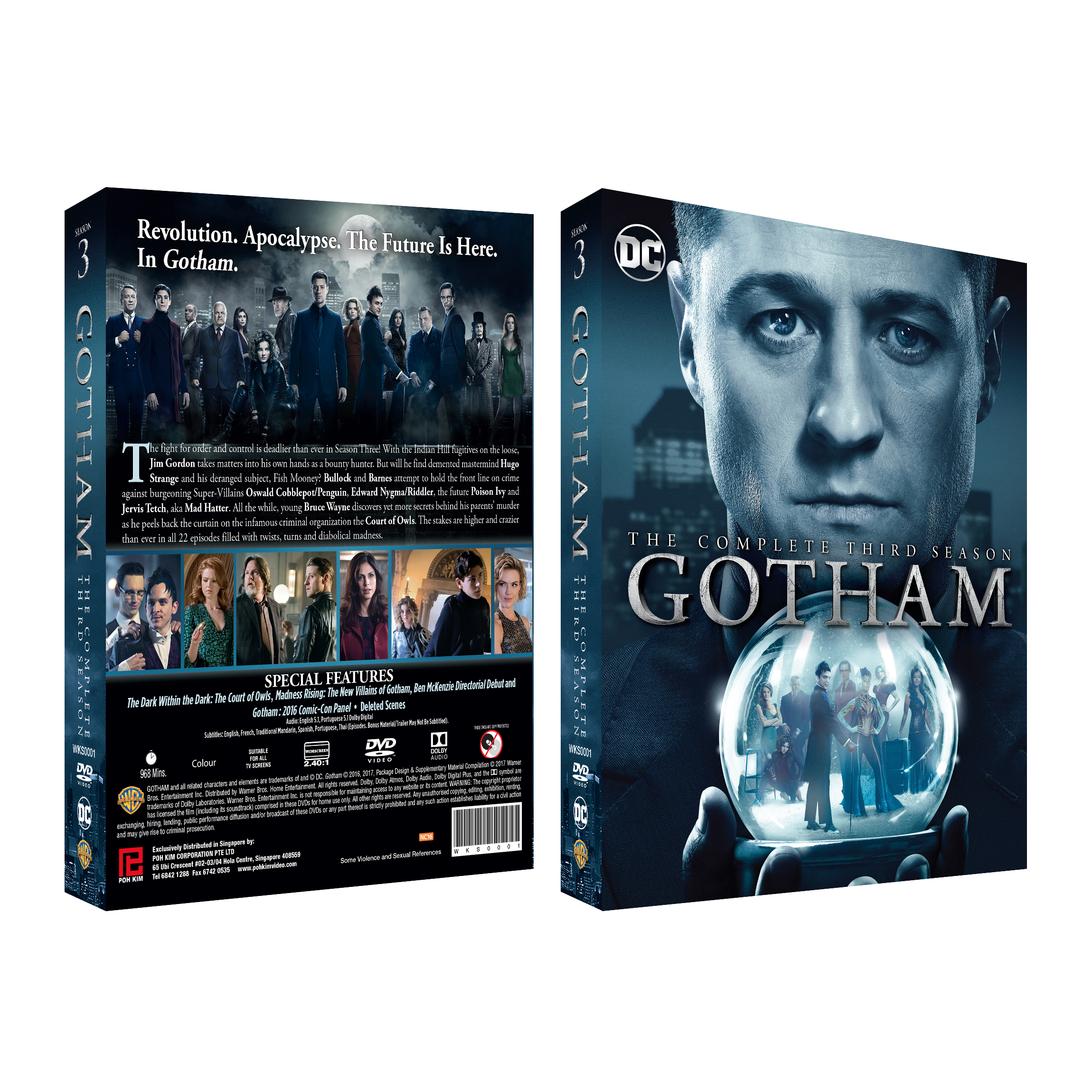Gotham: The Complete Third Season (American TV Series DVD) - Poh