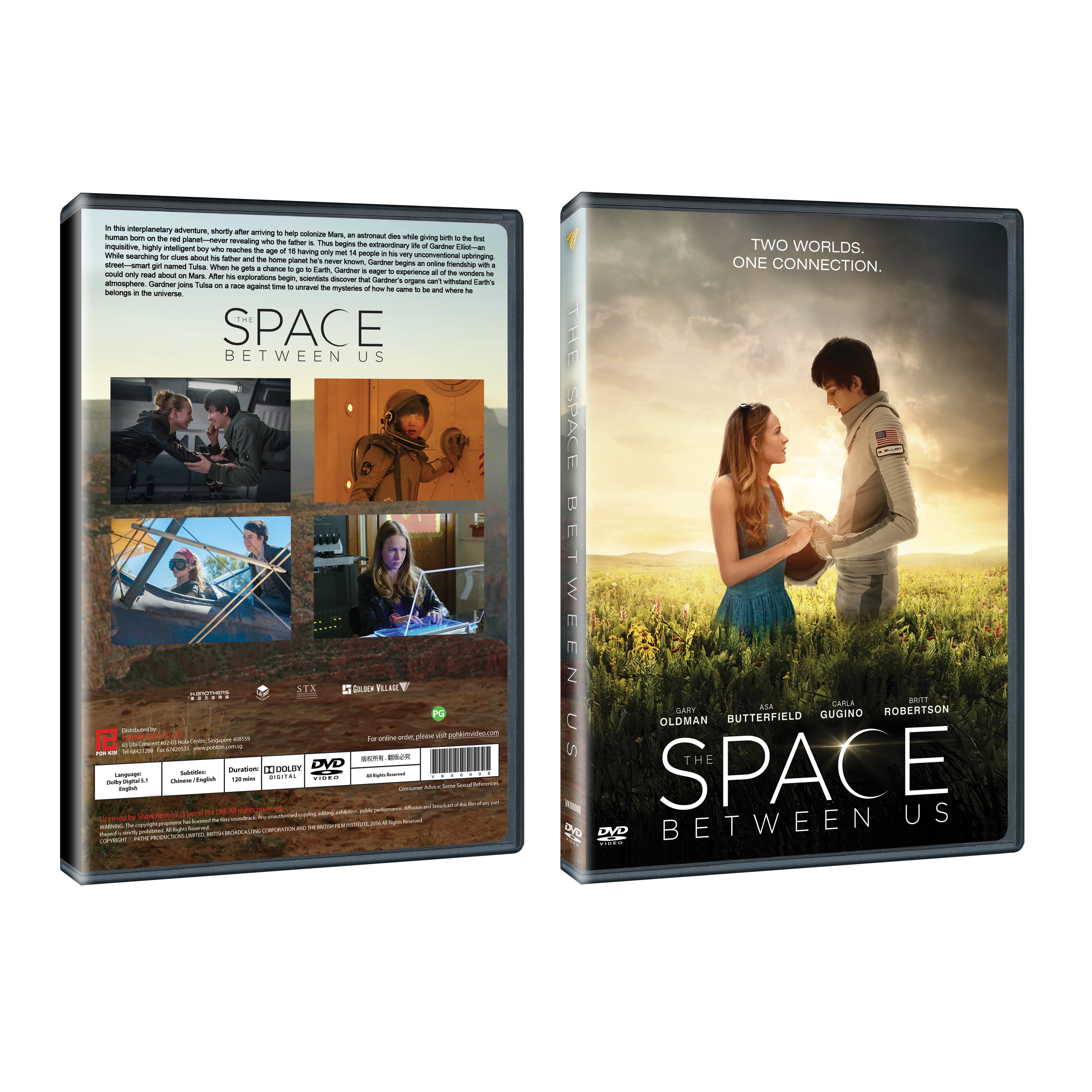 The Space Between Us Dvd Poh Kim Video