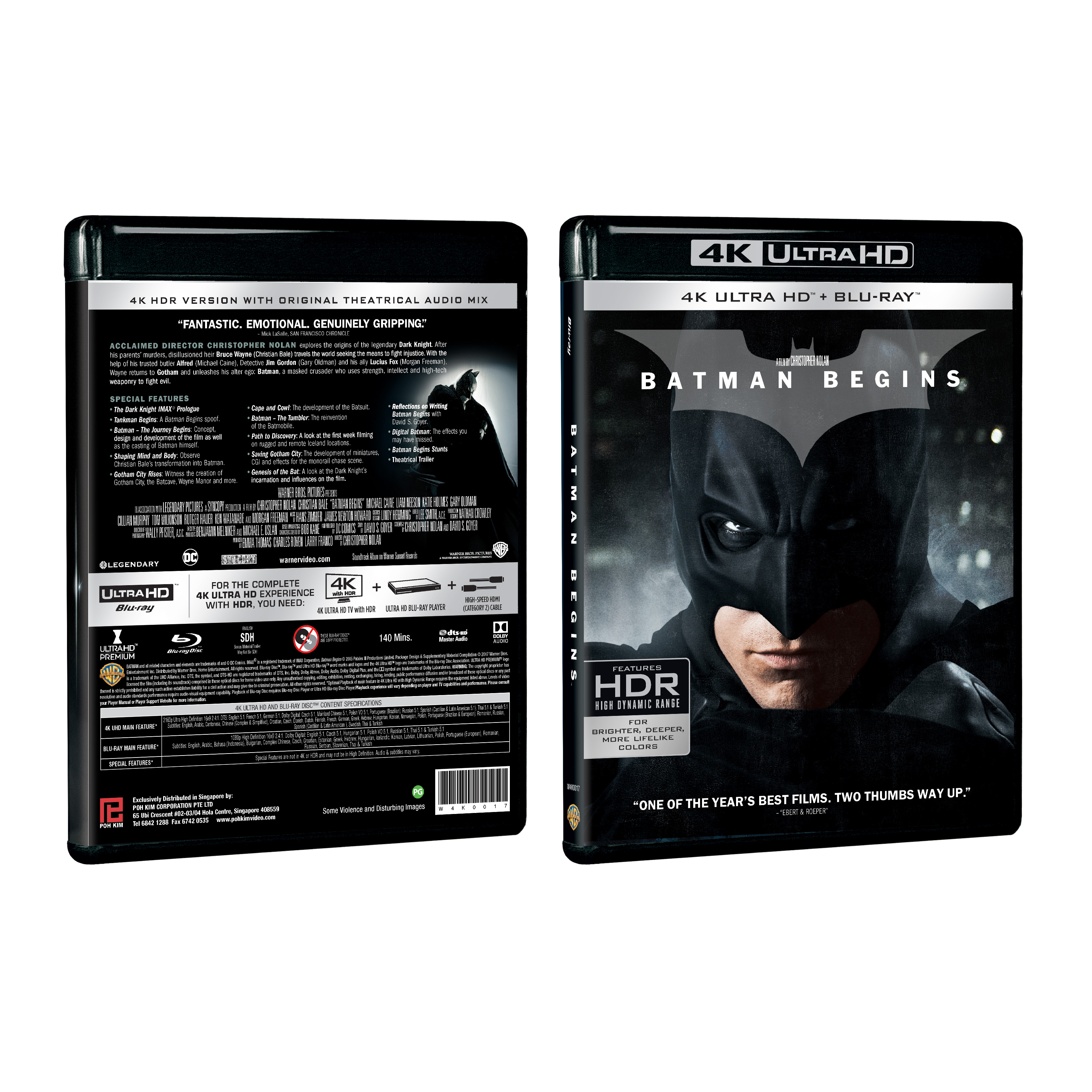 Batman Begins (4K UHD + Blu-ray) - Poh Kim Video