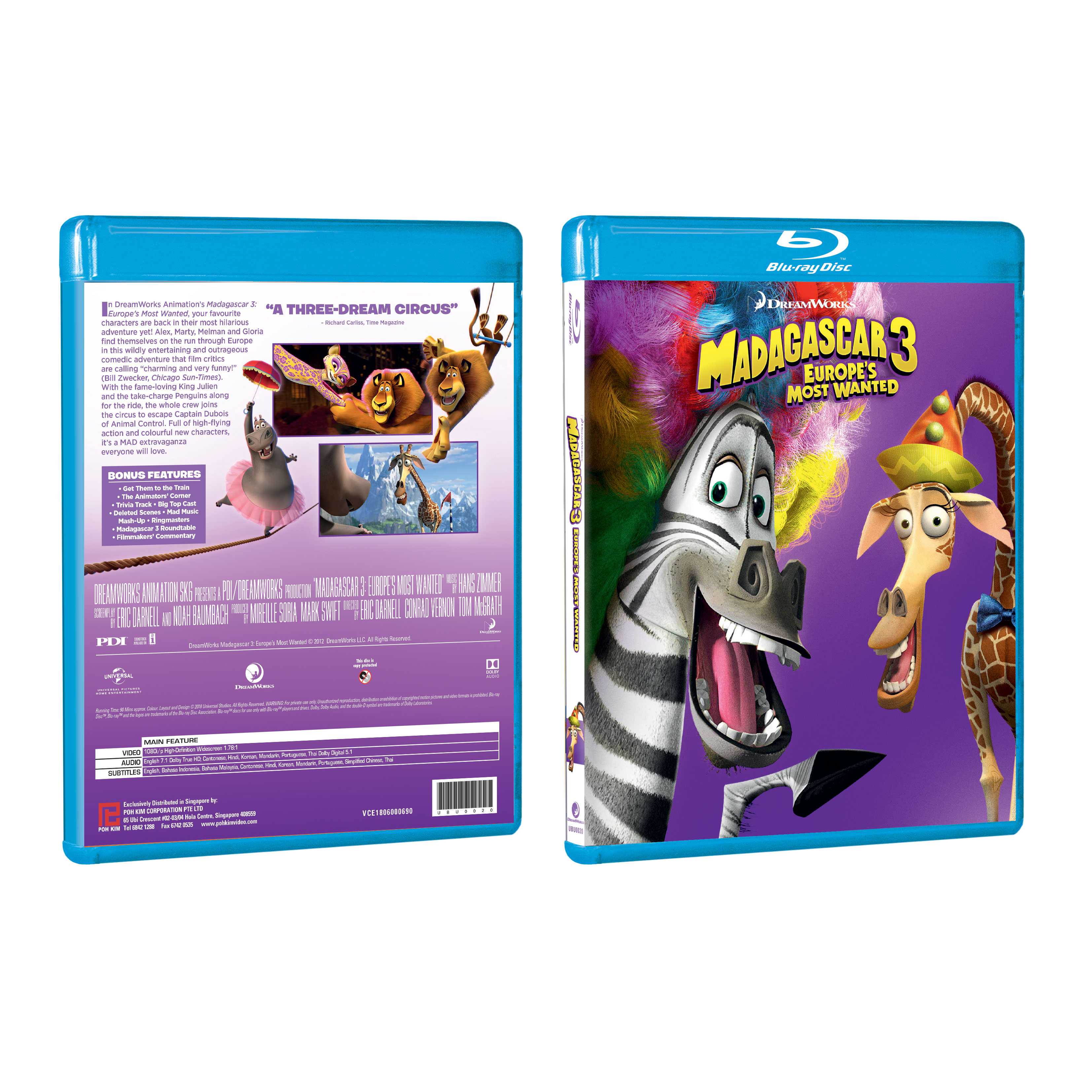 Madagascar 3 Movie DVD Set Includes All 3 Movies – Pristine Sales