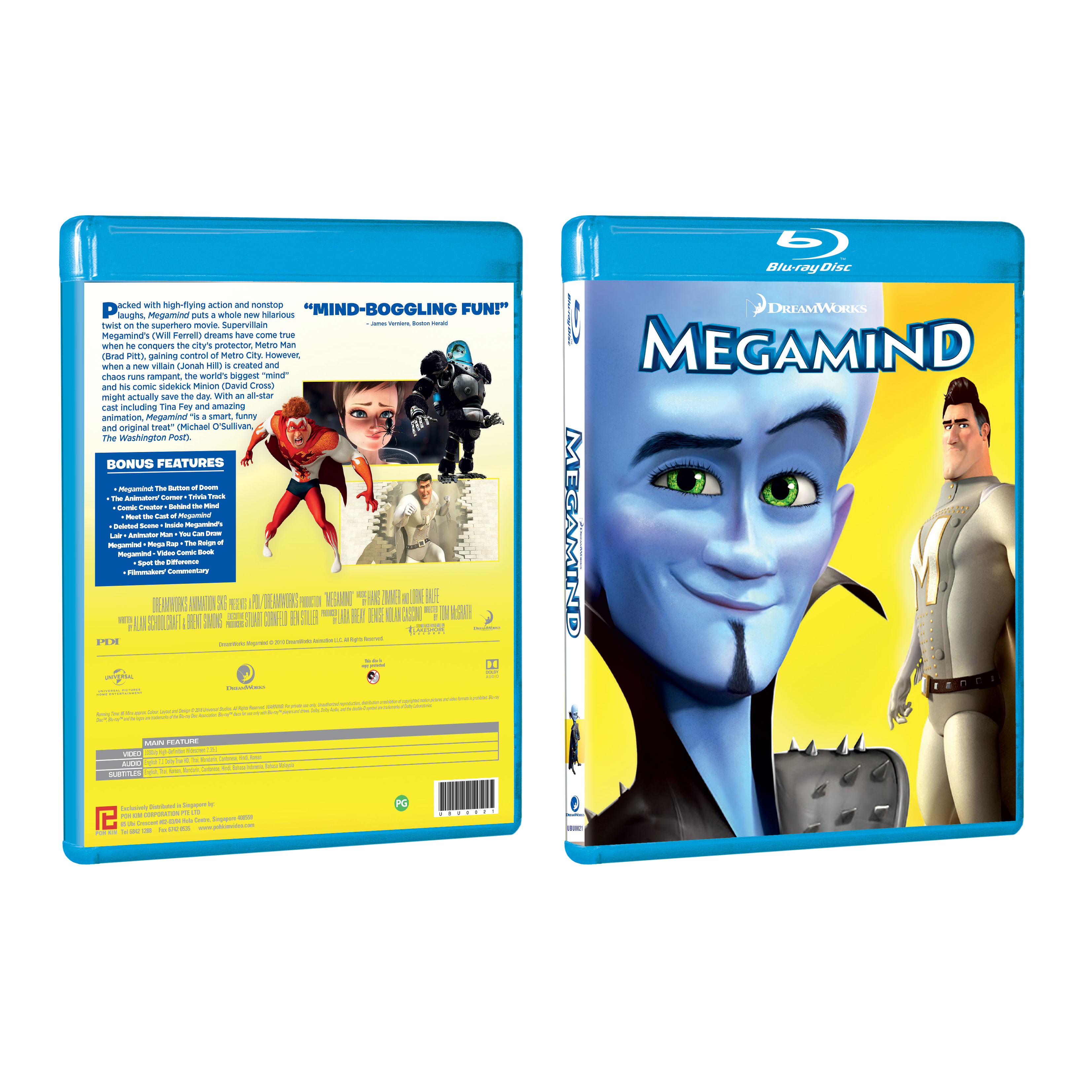 Megamind (Blu-ray) - Poh Kim Video