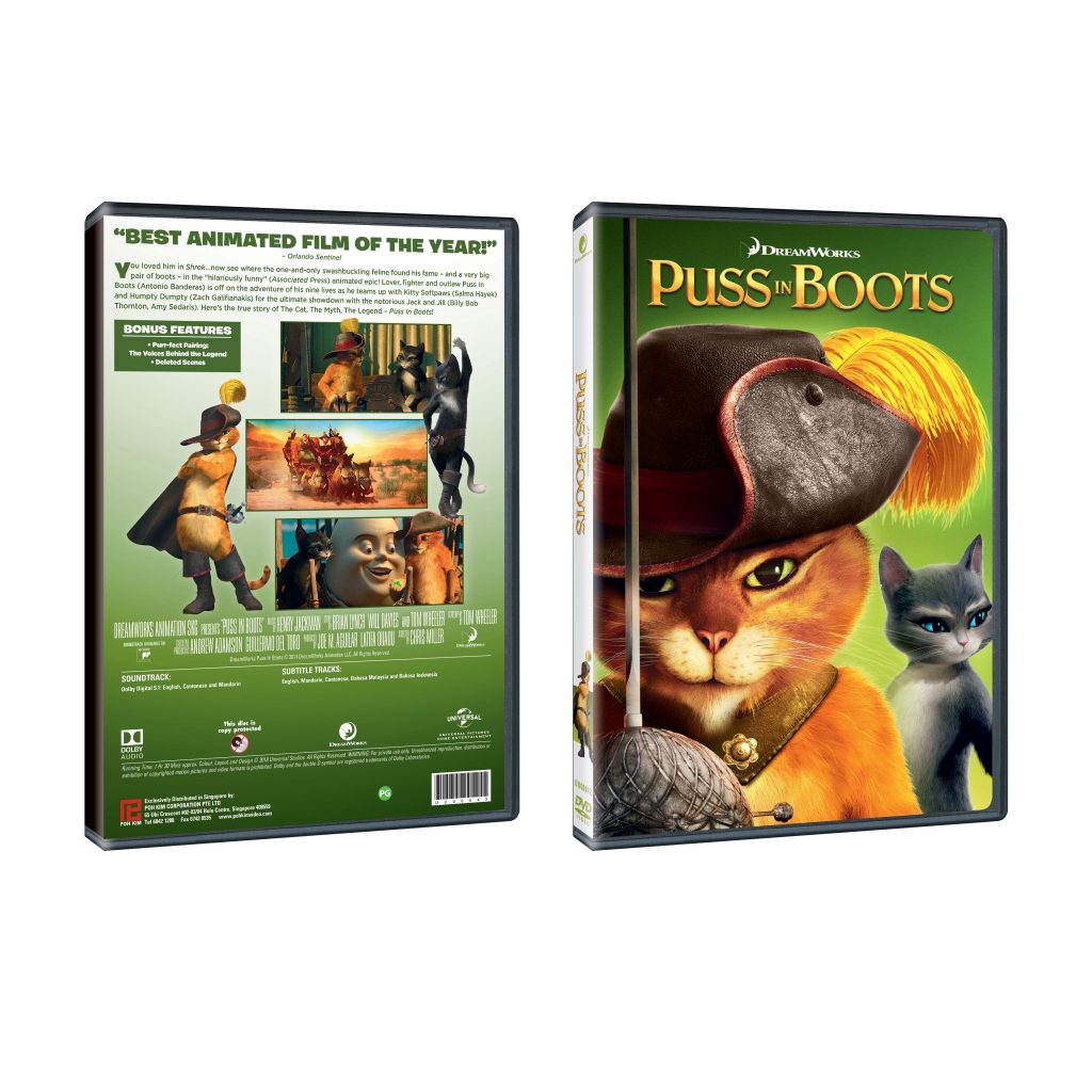 Puss In Boots (DVD) - Poh Kim Video