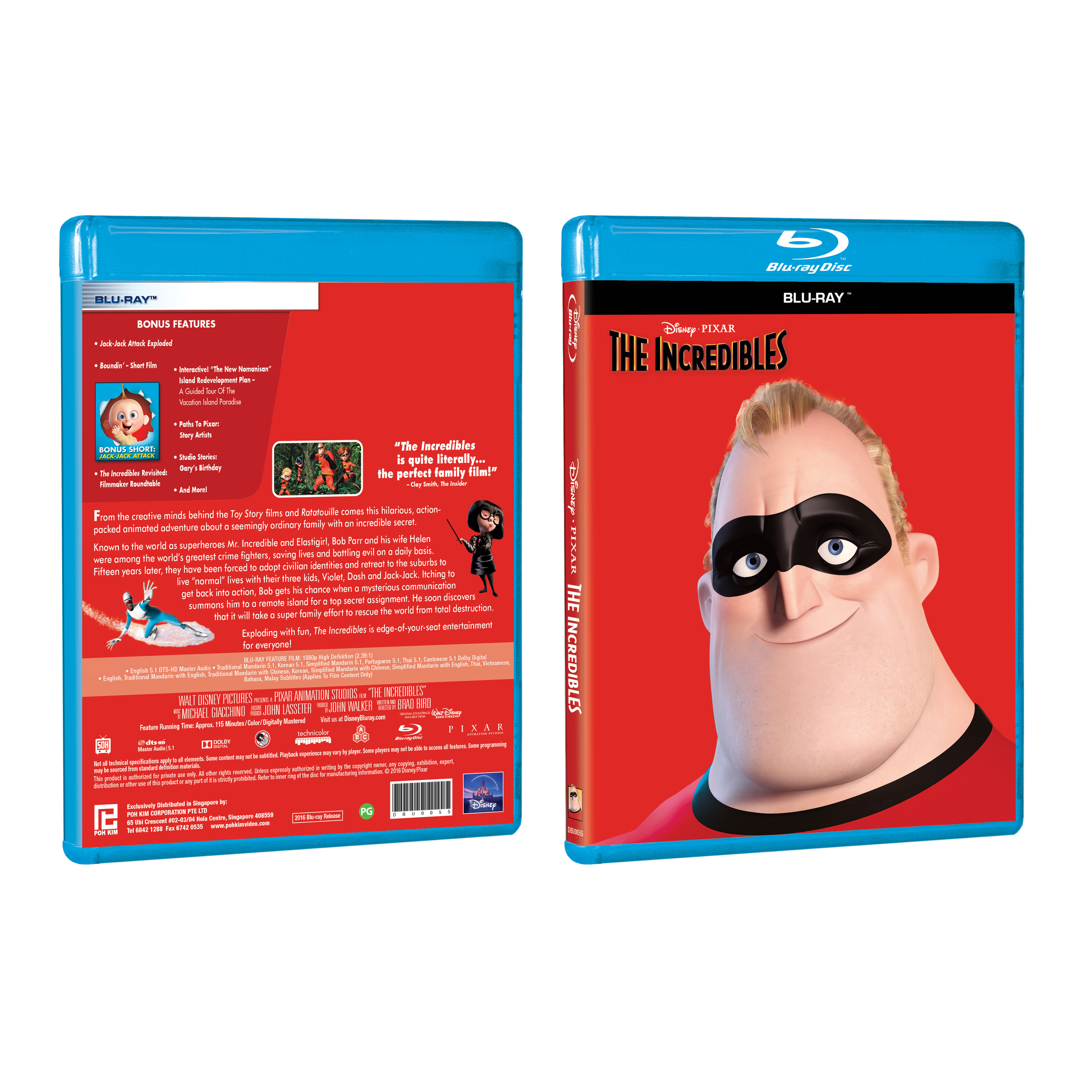 The Incredibles (Blu-ray) - Poh Kim Video