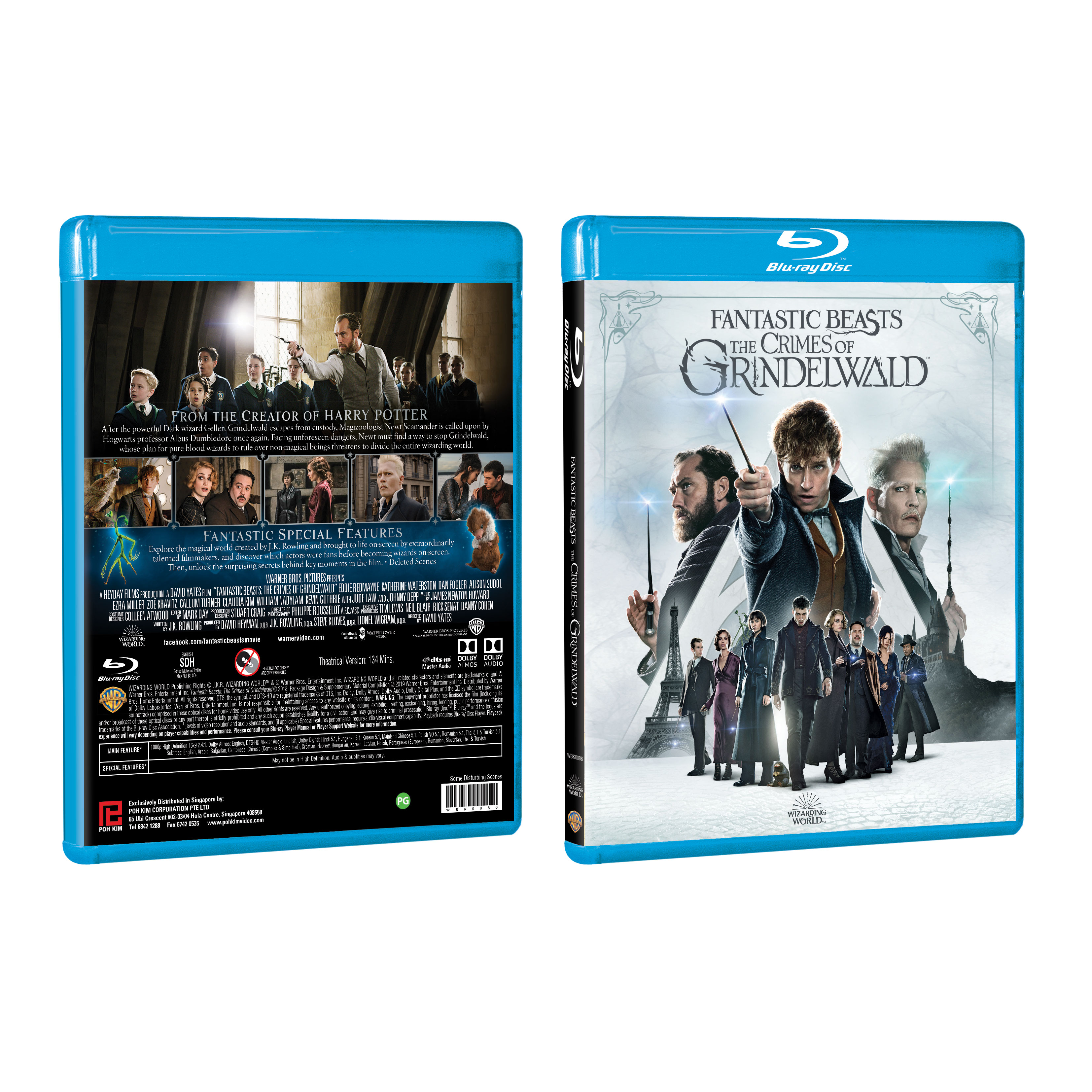 Fantastic Beasts The Crimes Of Grindelwald Blu Ray Poh Kim Video