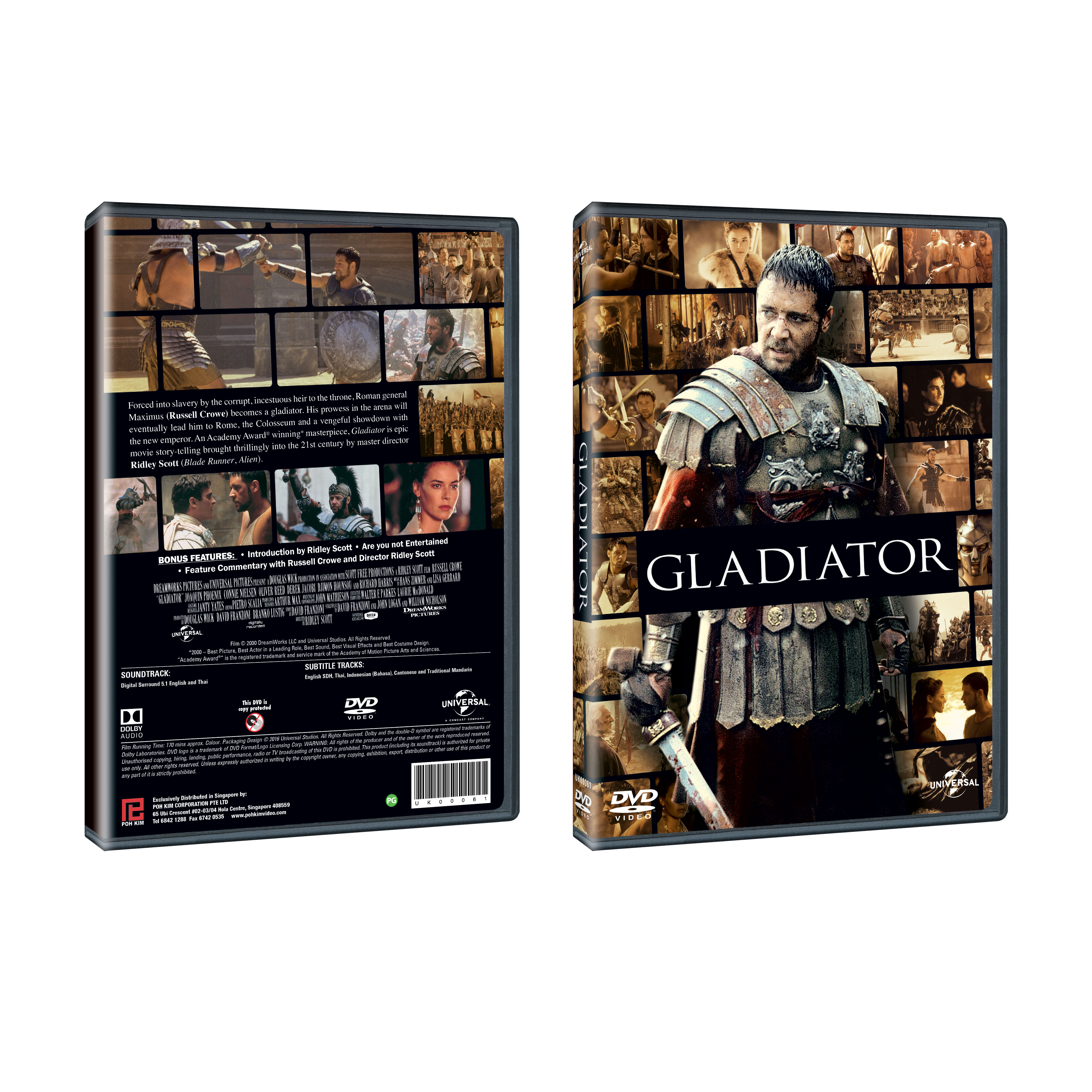 Gladiator (DVD) - Poh Kim Video