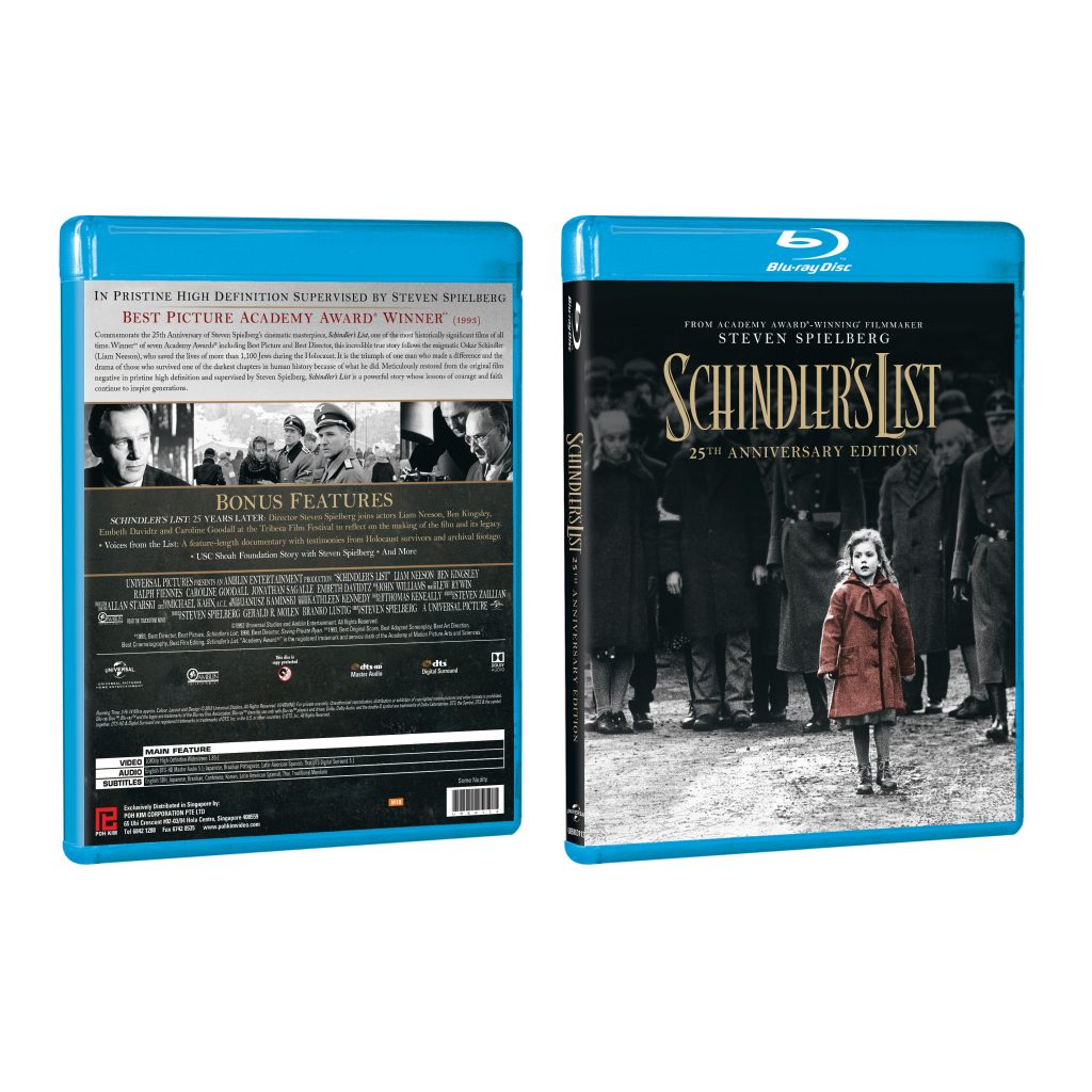 Schindler's List 25th Anniversary Edition (4K UHD + Blu-ray + Bonus ...