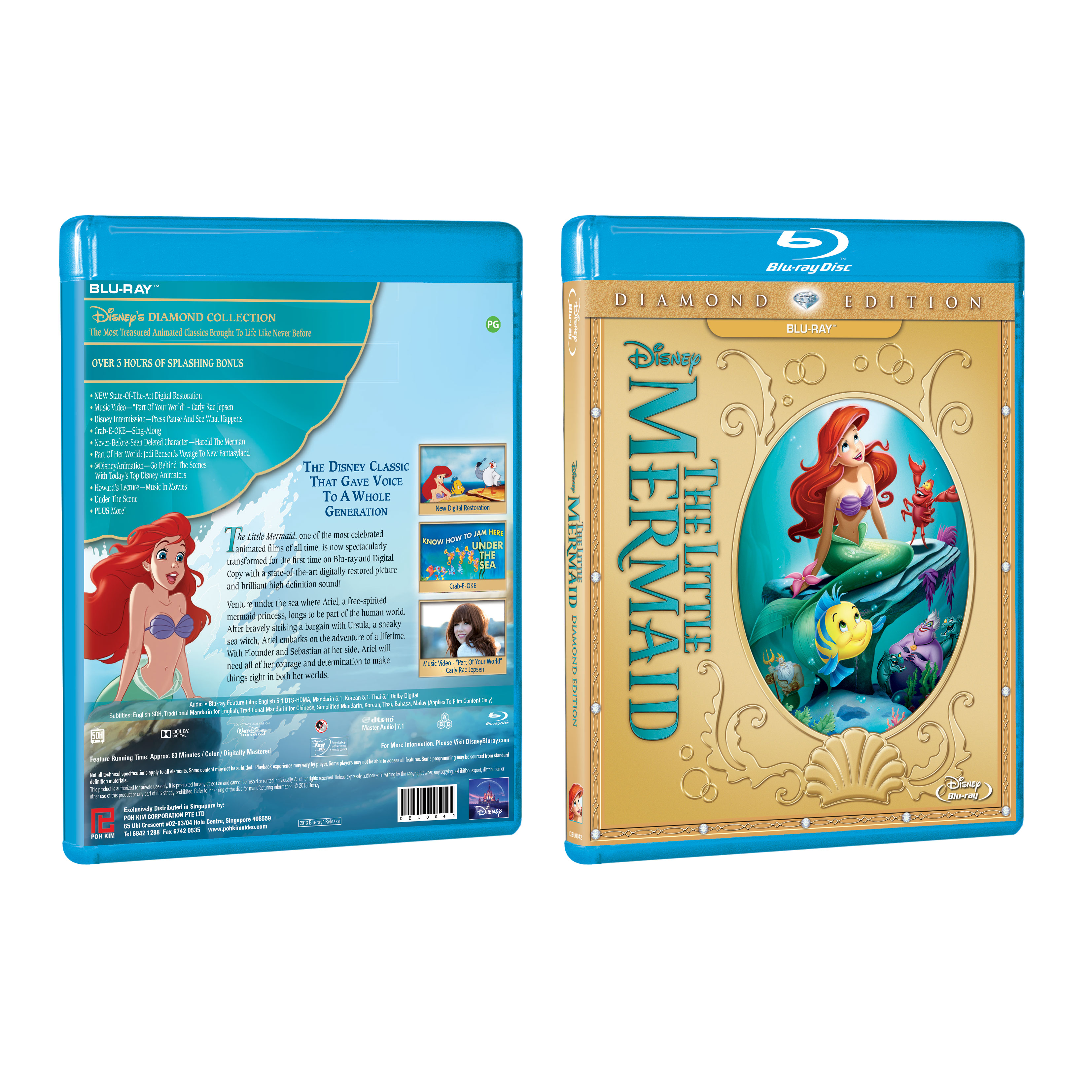 The Little Mermaid: Diamond Edition (Blu-ray) - Poh Kim Video