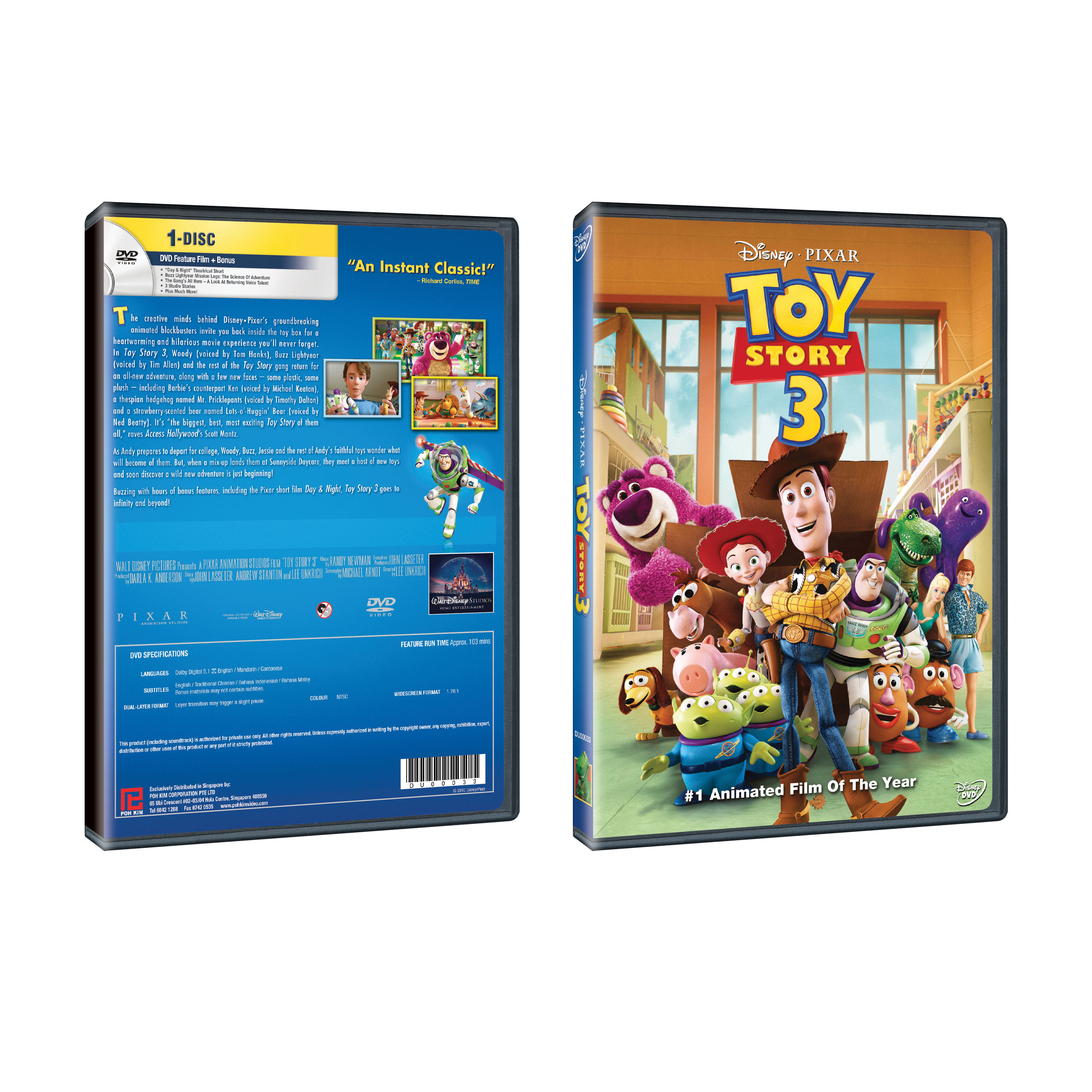 Toy Story 3 (DVD) - Poh Kim Video