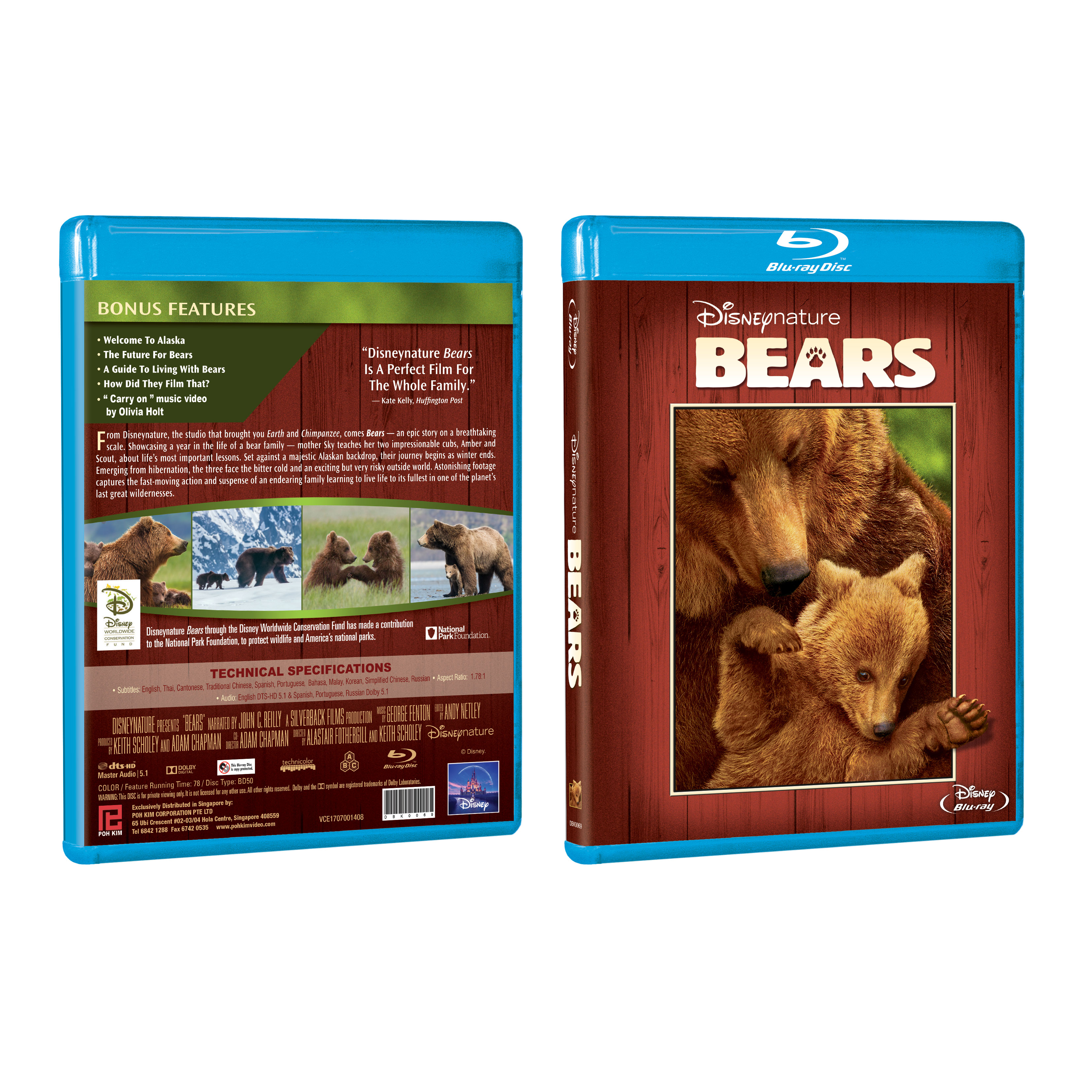 Disneynature Bears Blu ray