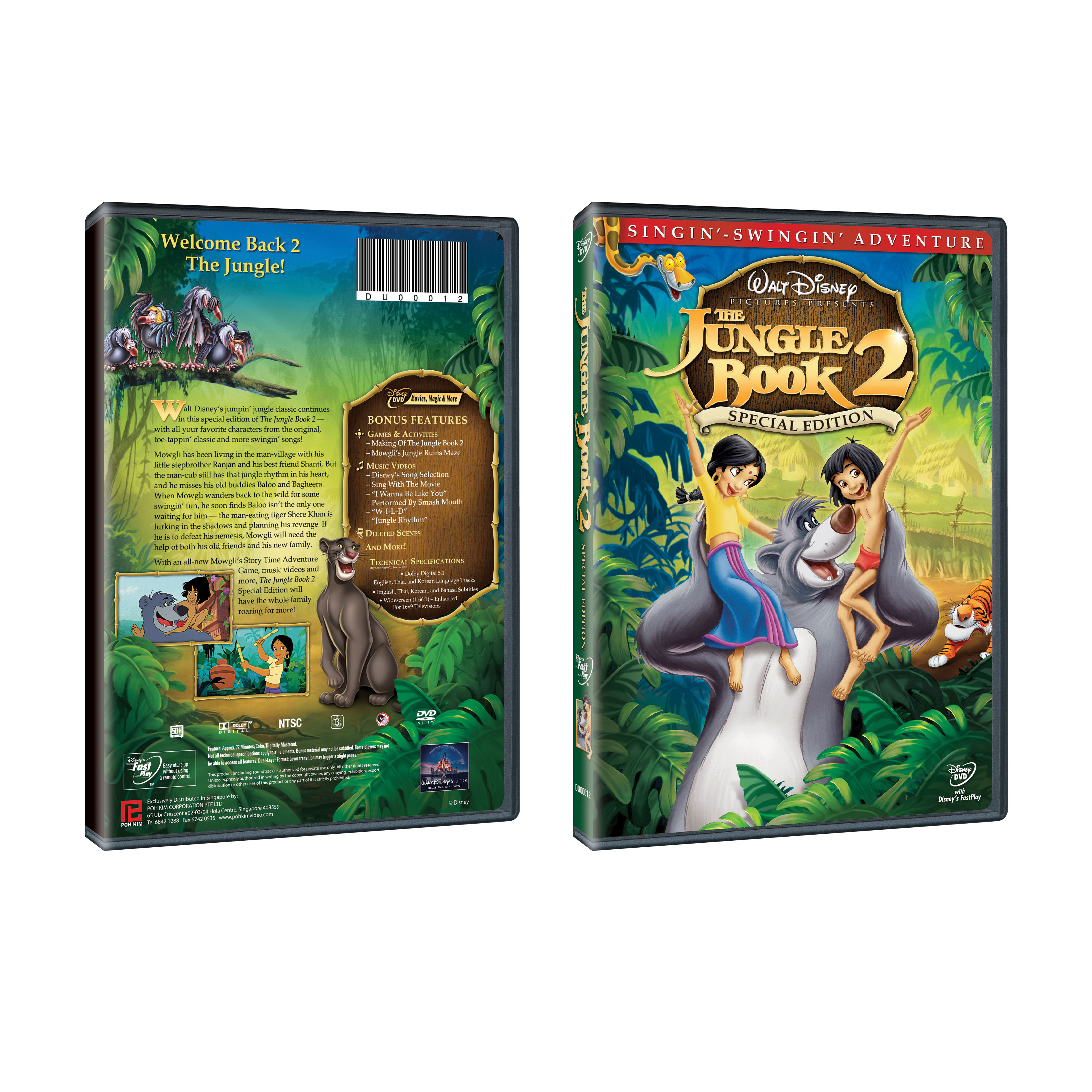 The Jungle Book 2 (DVD) - Poh Kim Video