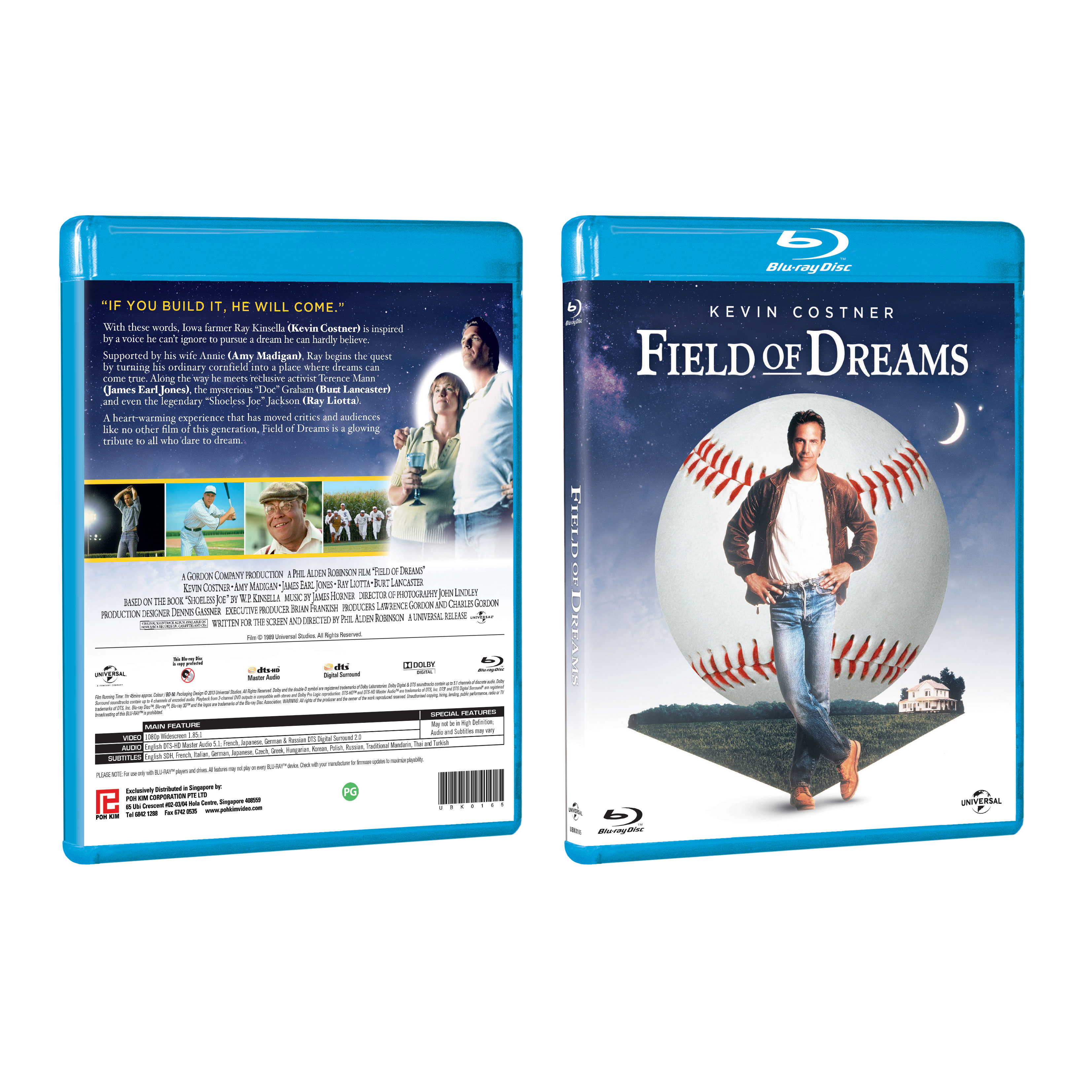  Field of Dreams [Blu-ray] : Kevin Costner, Amy Madigan