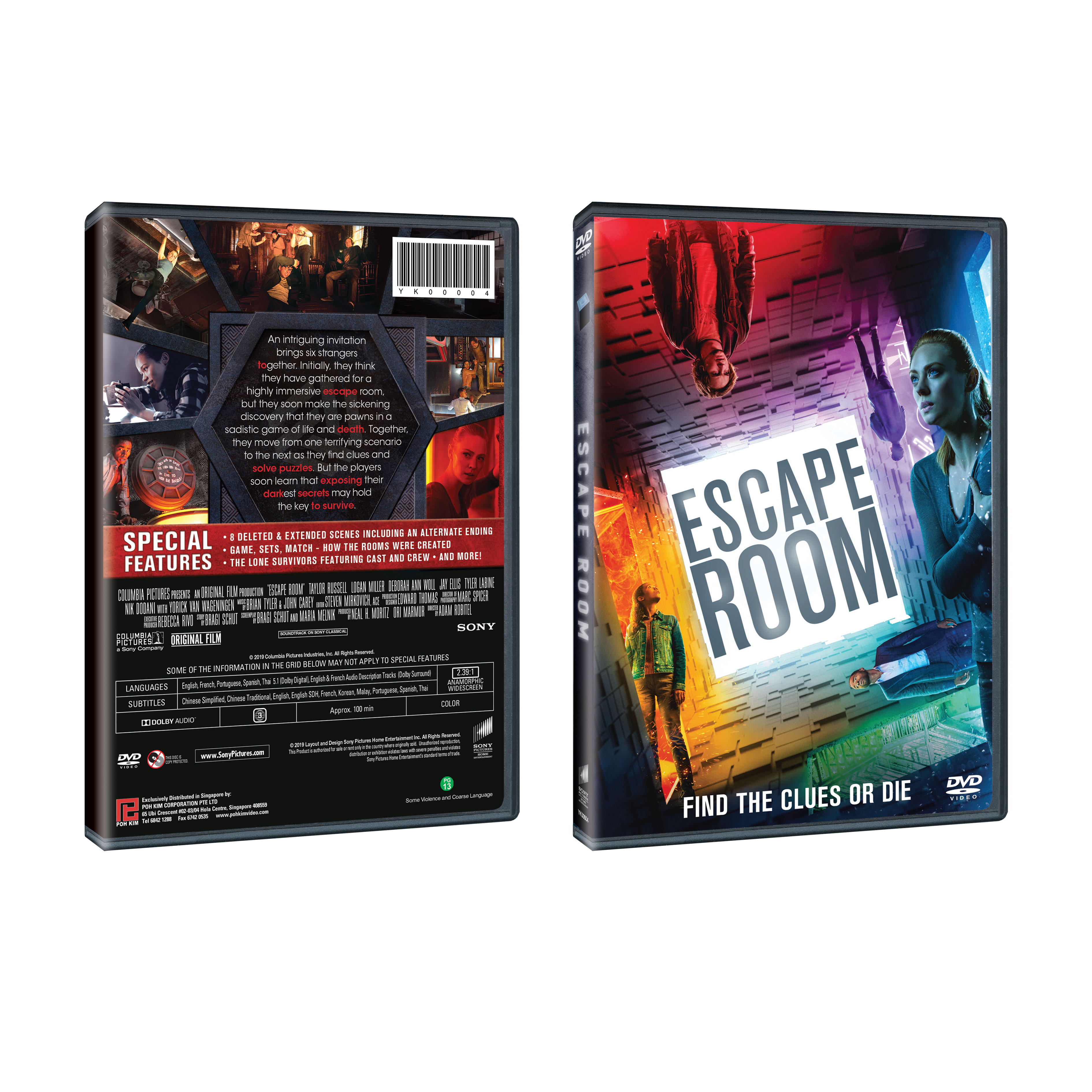 så frakke effektiv Escape Room (DVD) - Poh Kim Video