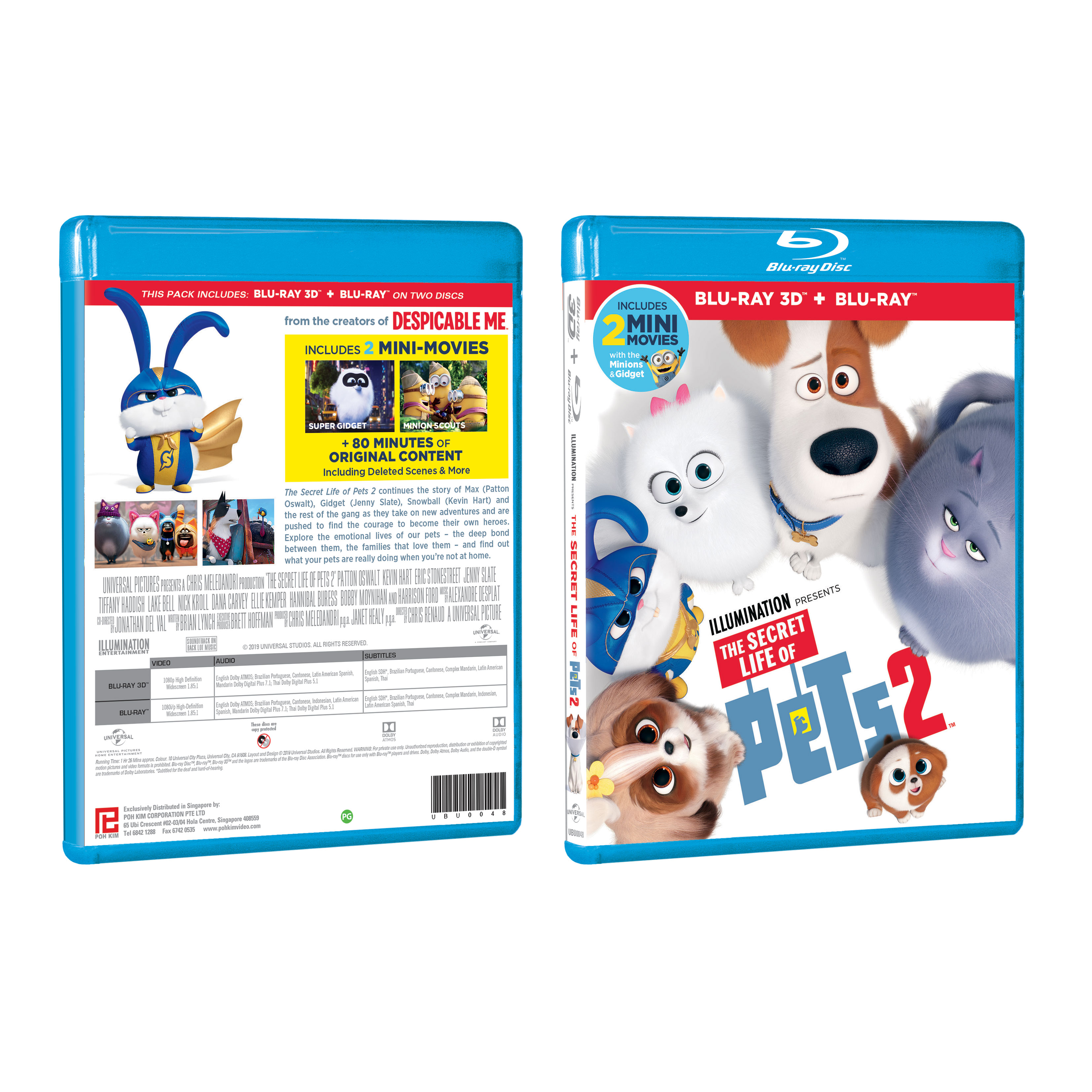 The Secret Life of Pets (3D+Blu-ray) Poh Kim Video