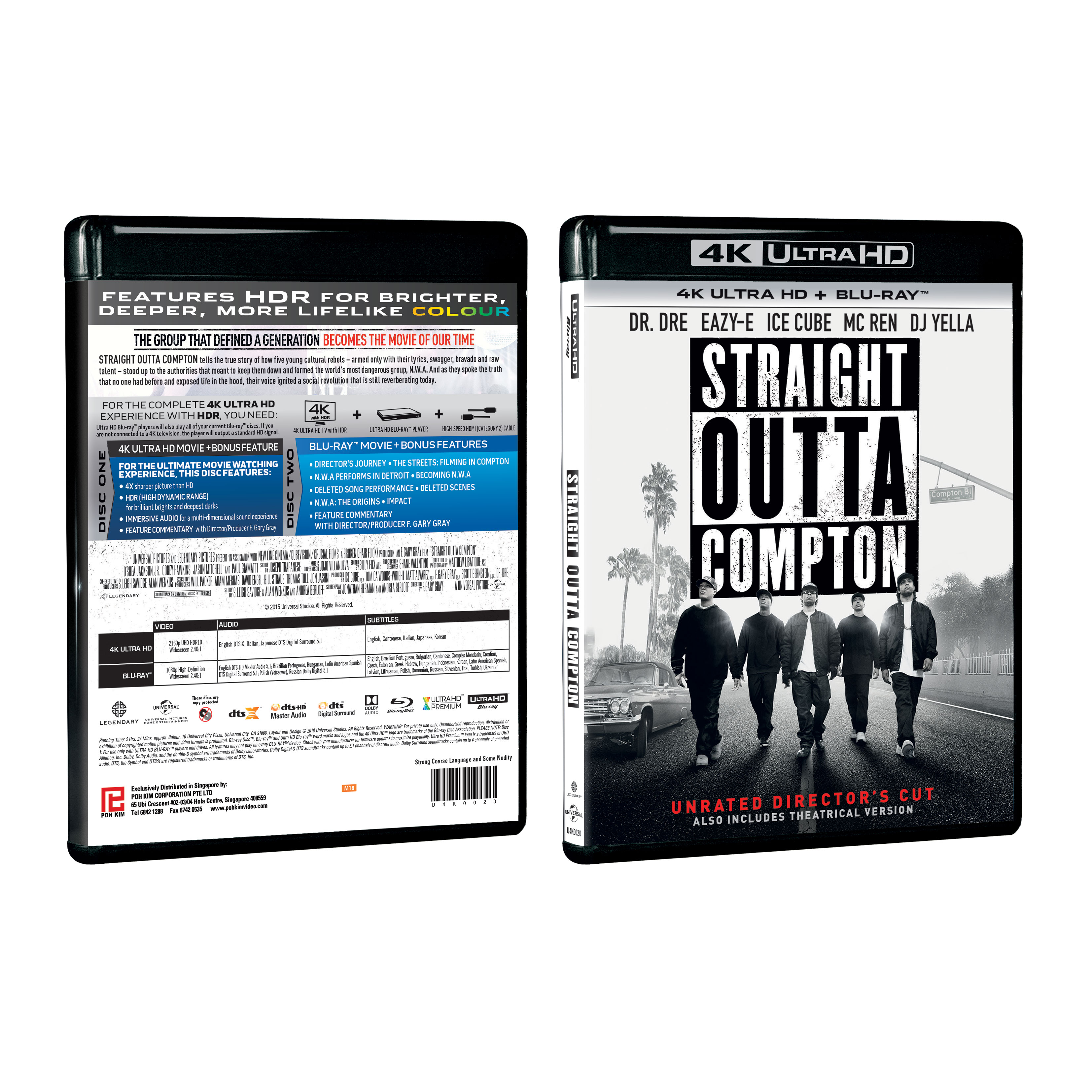 Straight Outta Compton (4K UHD + Blu-ray) - Poh Kim Video
