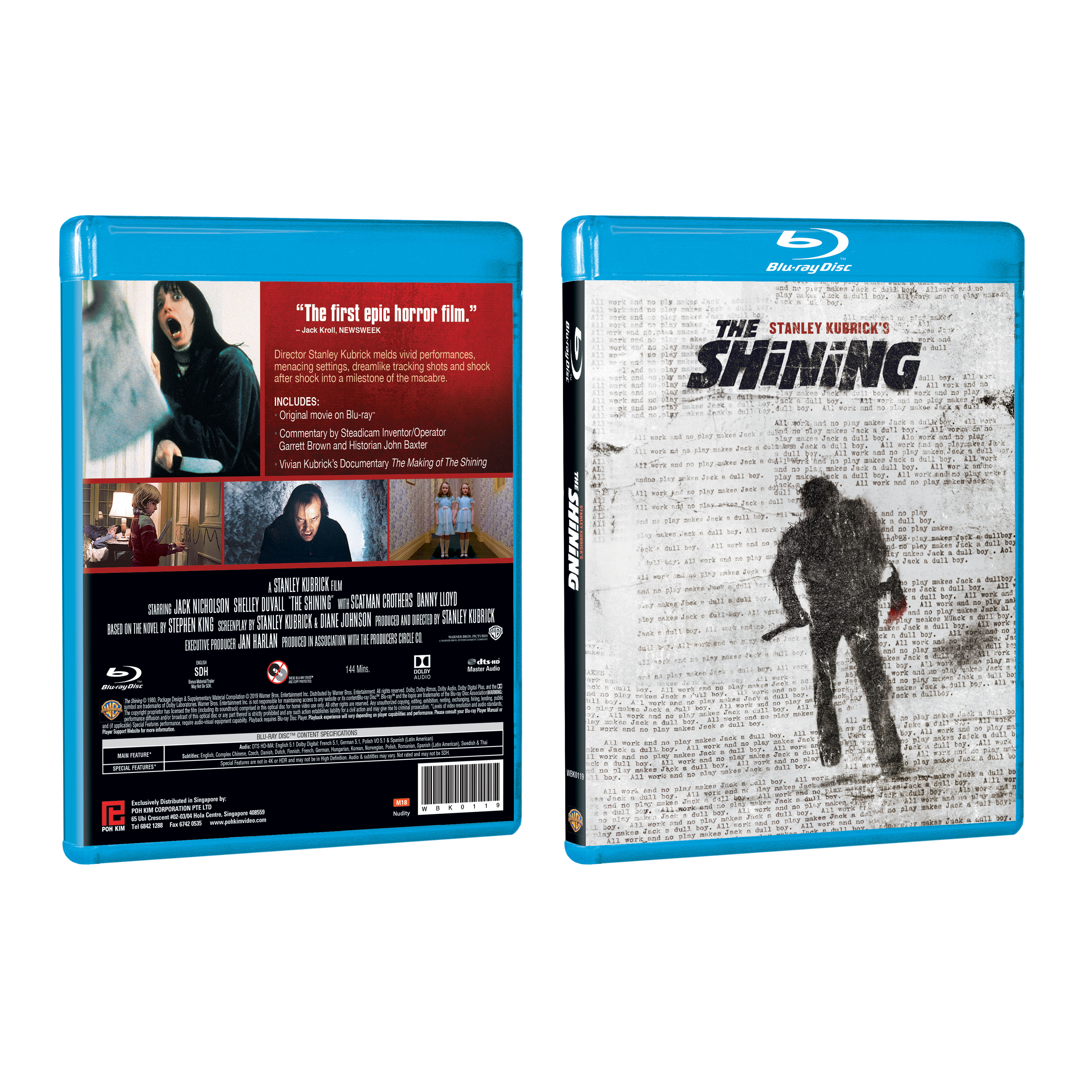 The Shining 4K Blu-ray (4K Ultra HD + Blu-ray + Digital 4K)