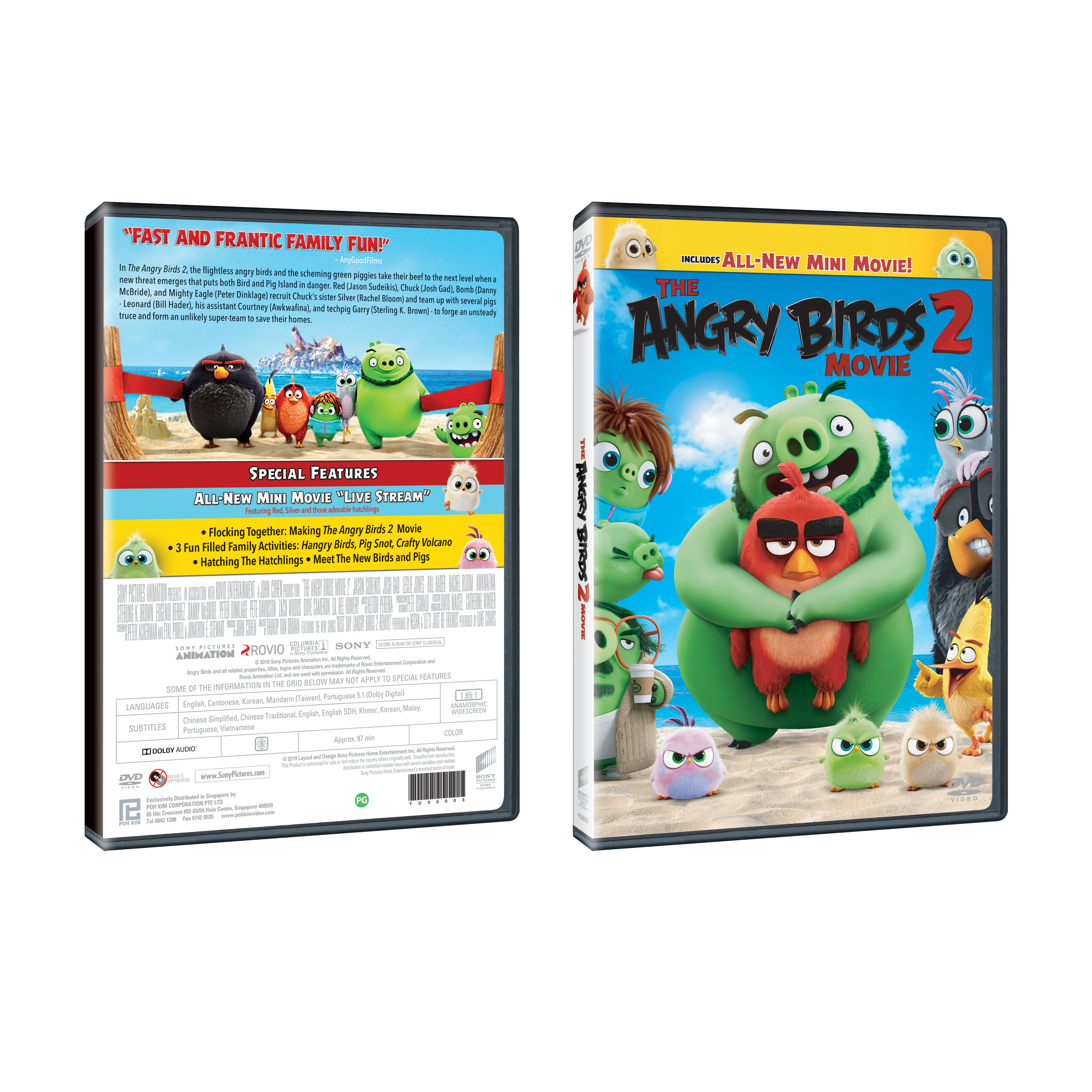 The Angry Birds Movie 2 DVD Poh Kim Video