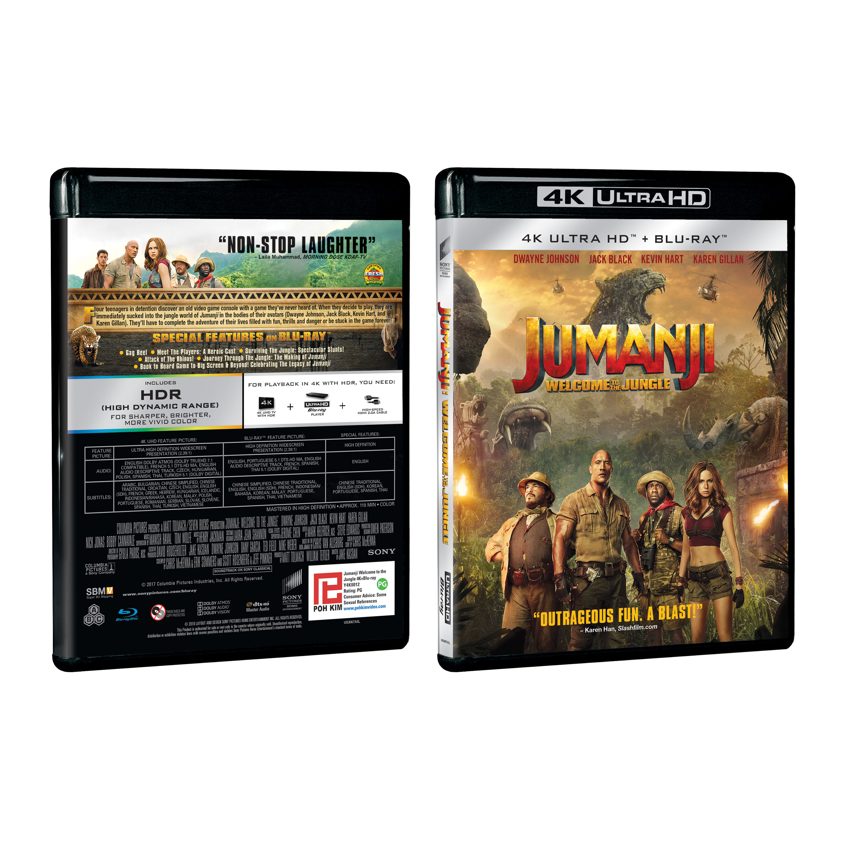 Jumanji: Welcome to the Jungle (4K UHD + Blu-ray)