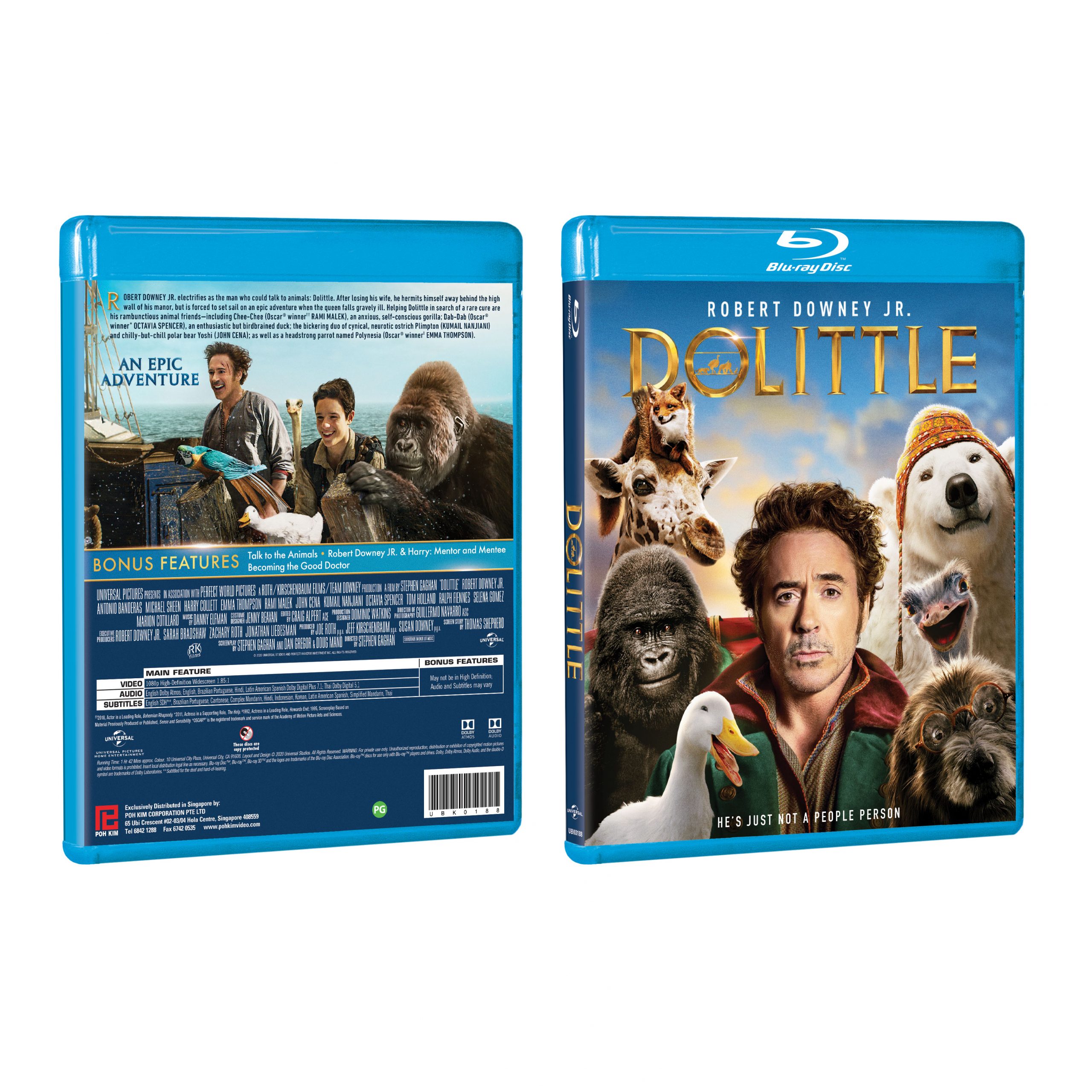 Dolittle (2020) (Blu-ray) Poh Kim Video