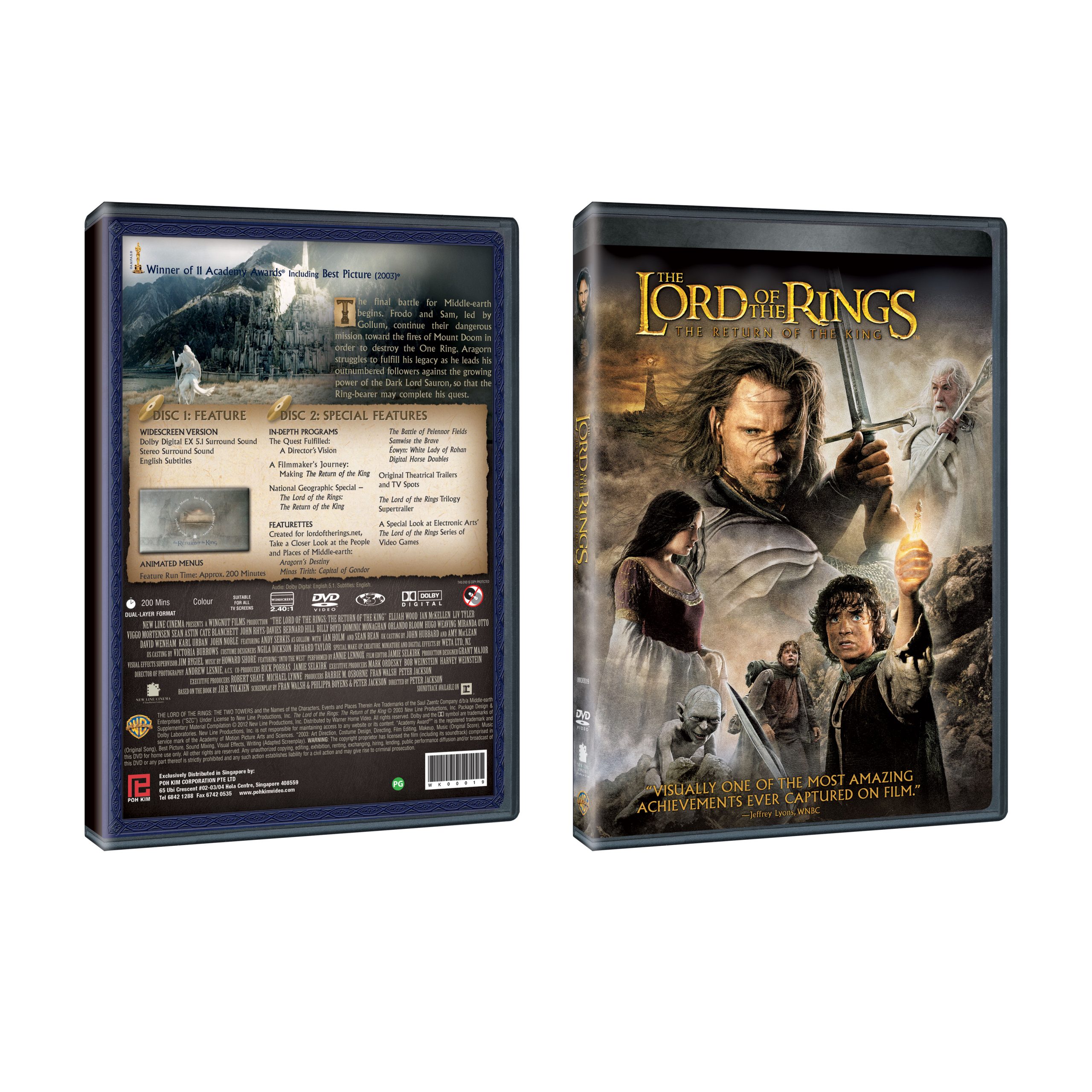 The Lord of the Rings: The Return of the King (2 Discs) (DVD) - Poh