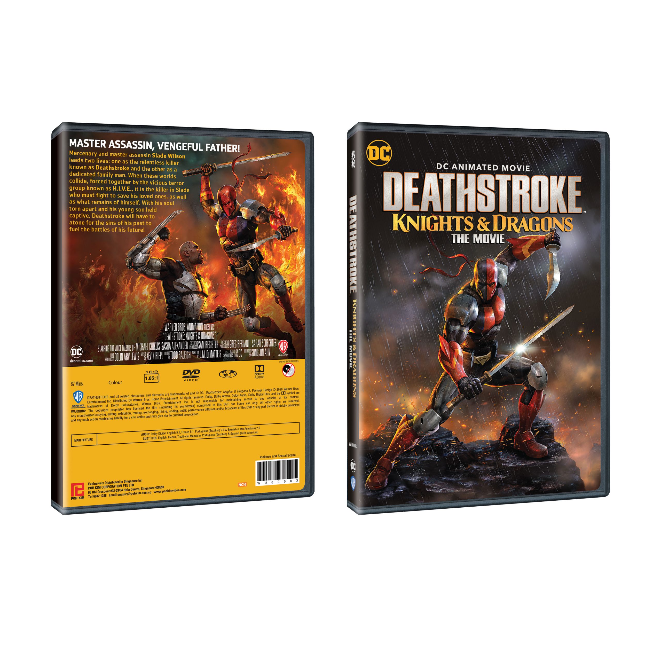 Deathstroke Knights Dragons The Movie DVD Poh Kim Video