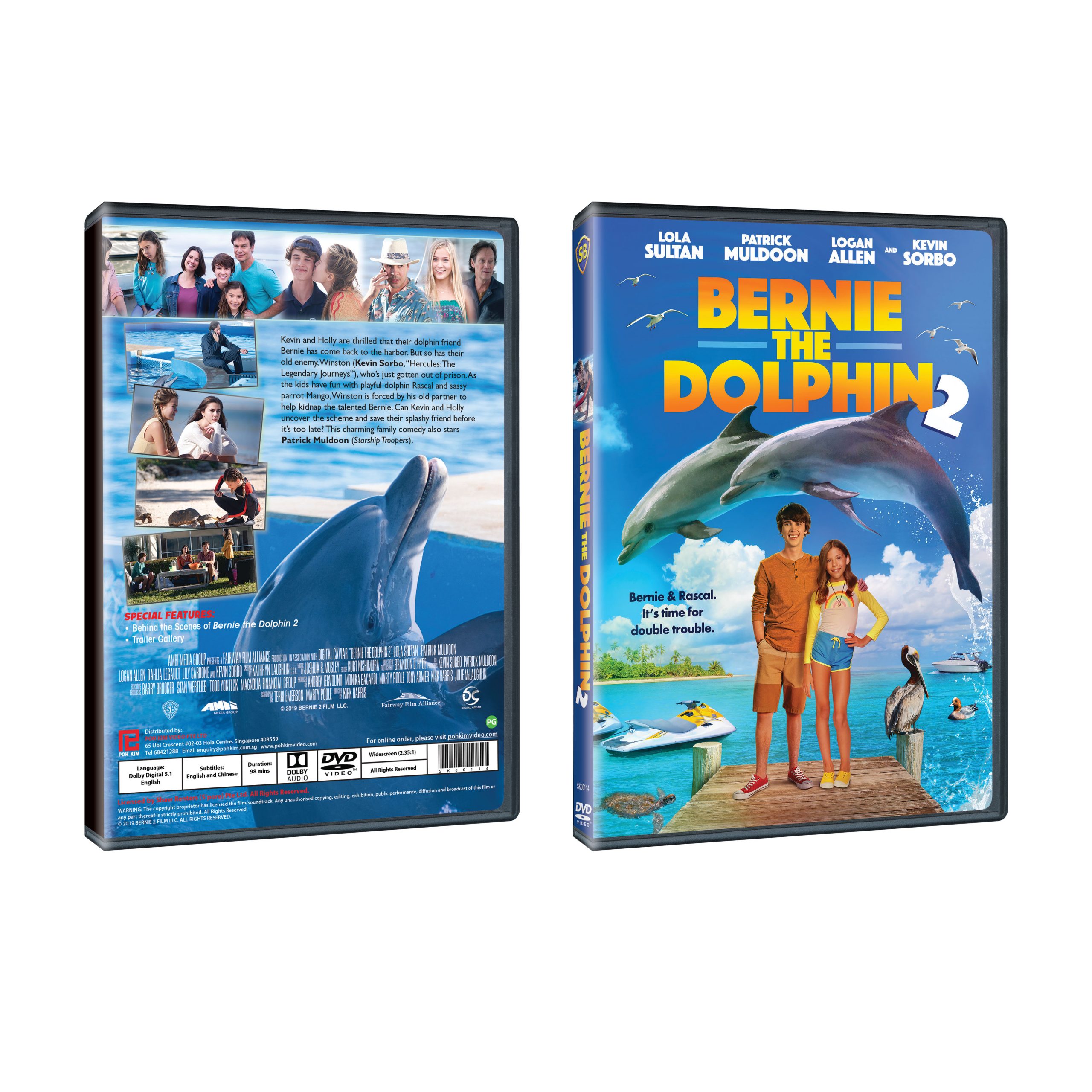 Bernie The Dolphin 2 Dvd Poh Kim Video