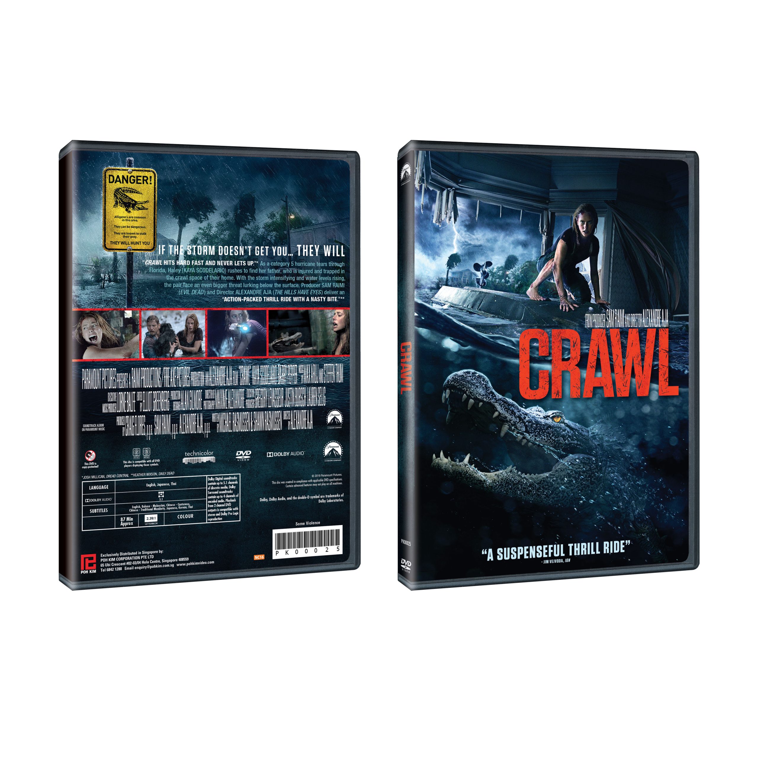 Trailer Crawl Full Movie English 2019 Crawl (DVD) Poh Kim Video