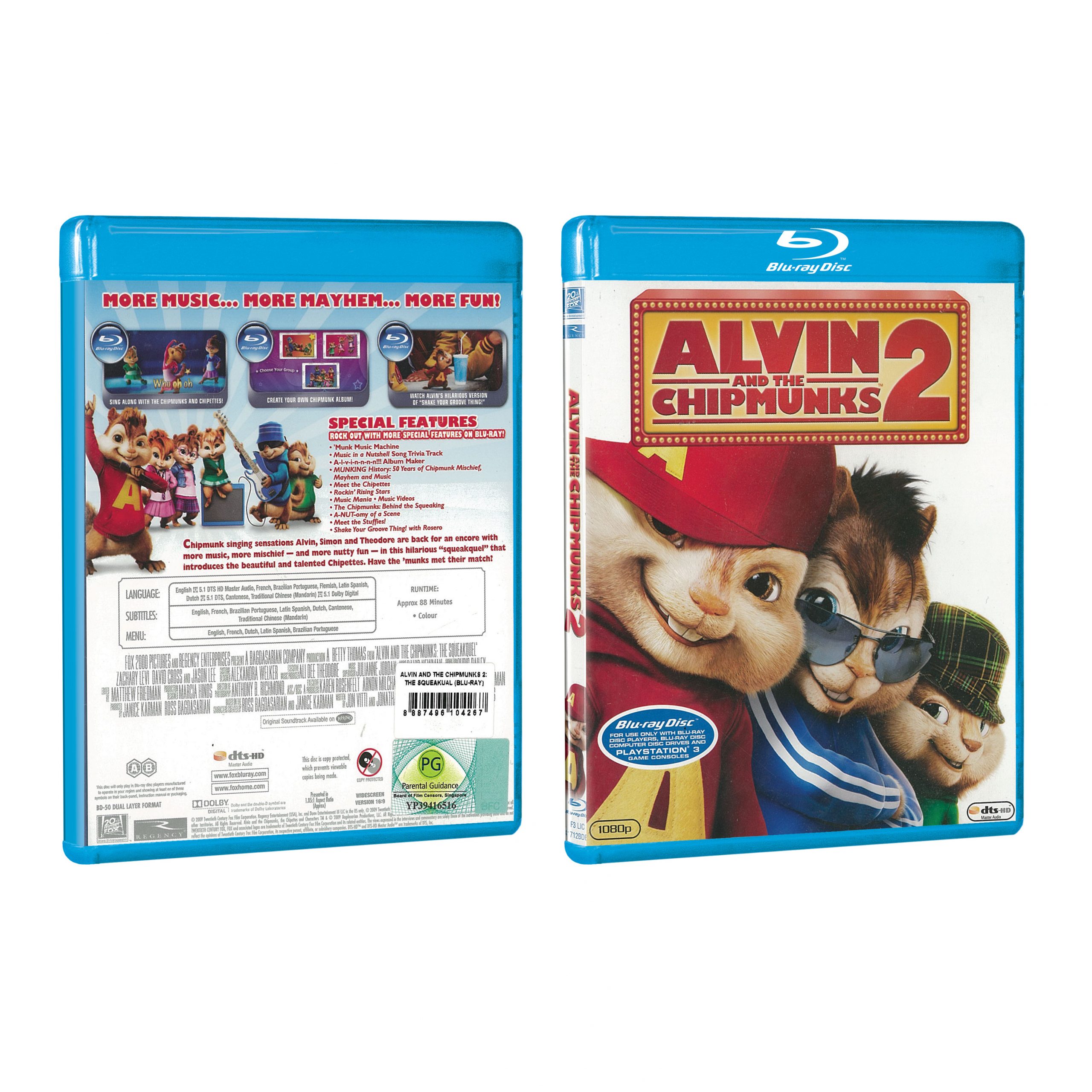 Alvin and the Chipmunks 2 (Blu-ray) - Poh Kim Video