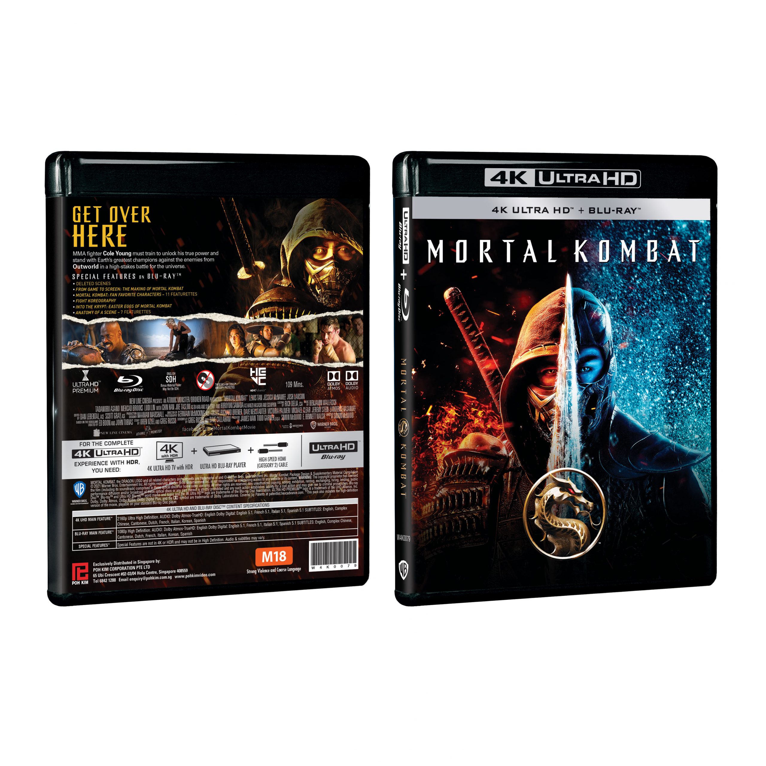 Mortal Kombat (2021) (4K UHD Blu-ray) Poh Kim Video