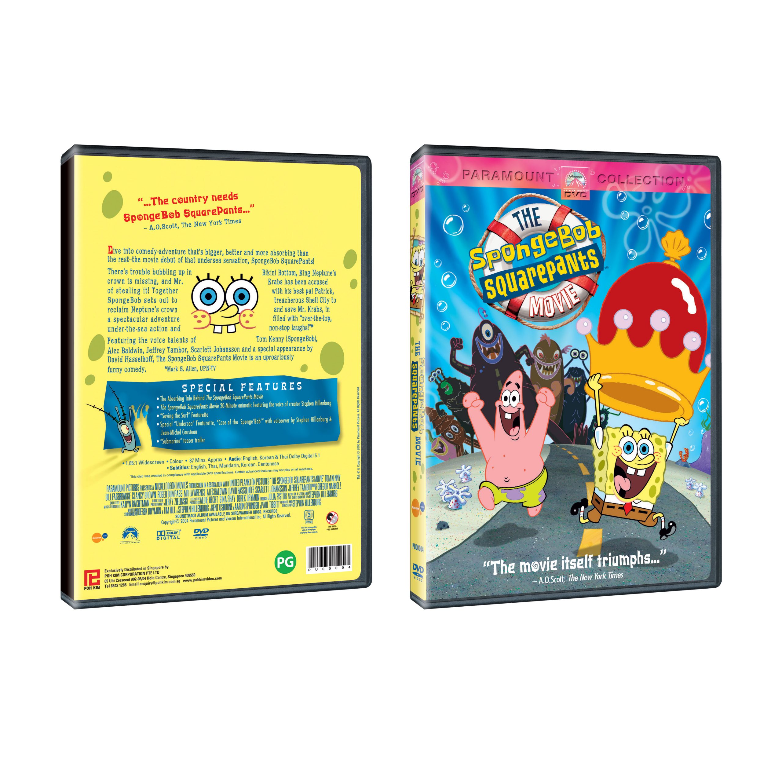 Spongebob The Movie Dvd