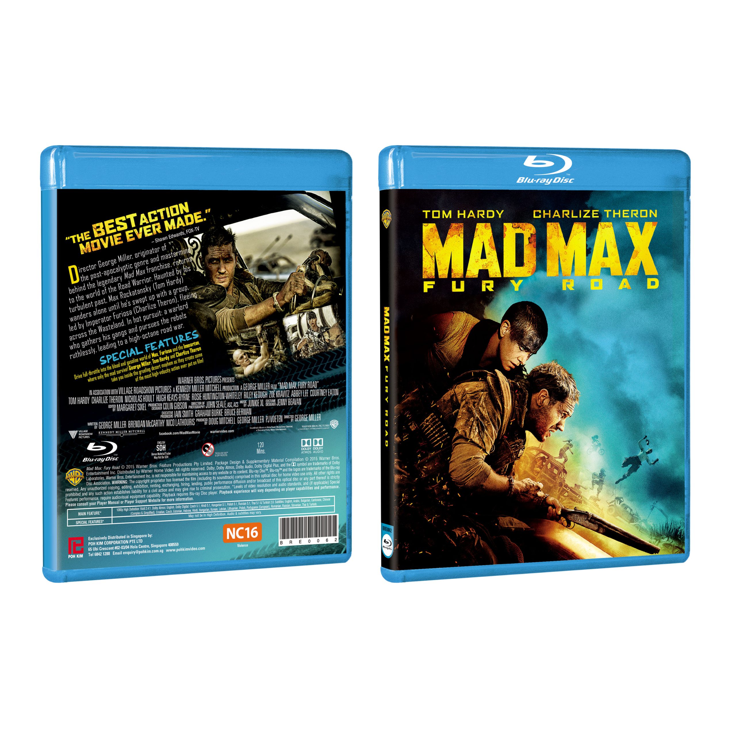 Mad Max: Fury Road - 4K UHD + Blu-ray Full Slip Case Limited Edition -  YUKIPALO